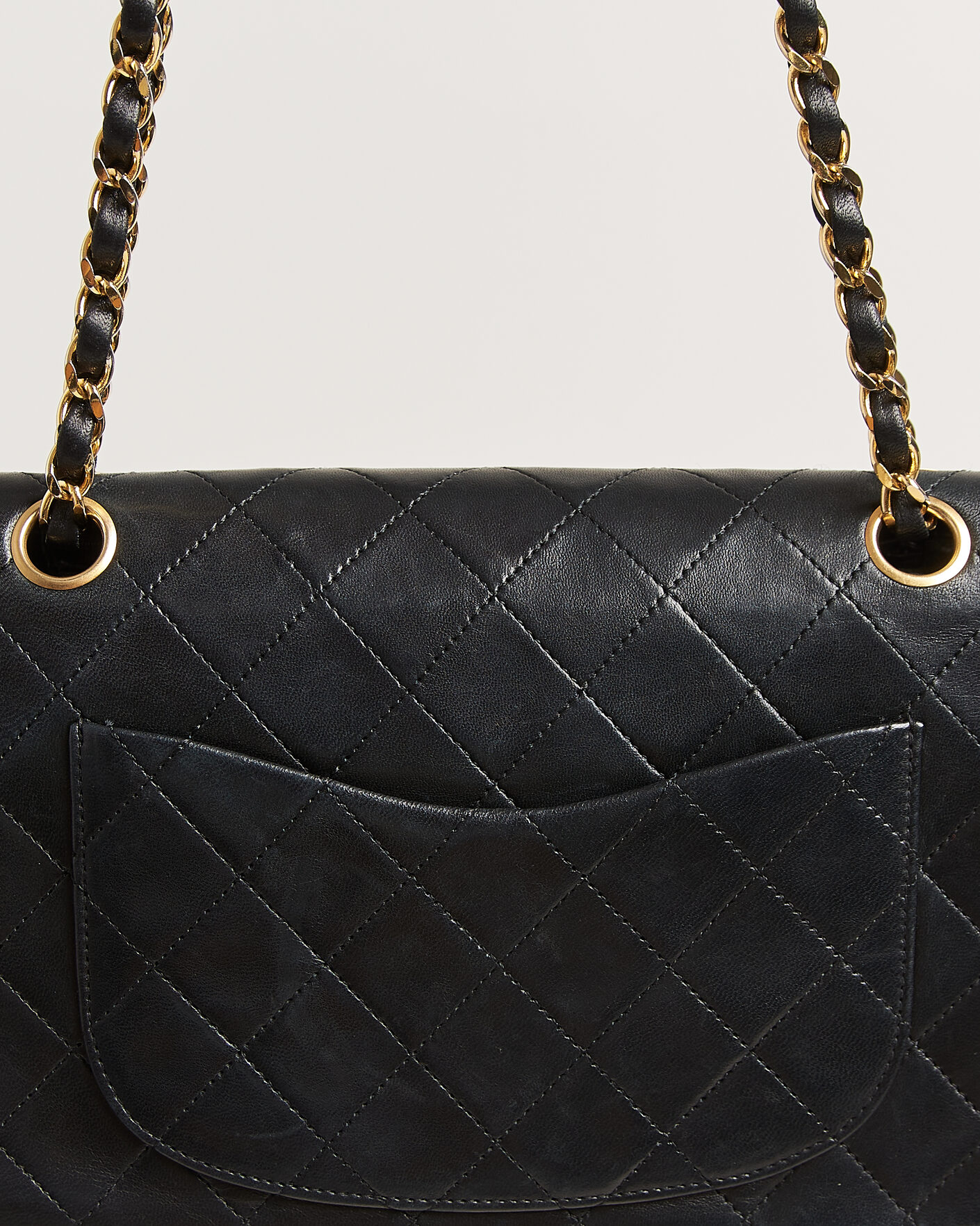 Herren | Chanel Pre-Owned Classic Small Double Flap Bag Black | Chanel Pre-Owned | Classic Small Double Flap Bag Black