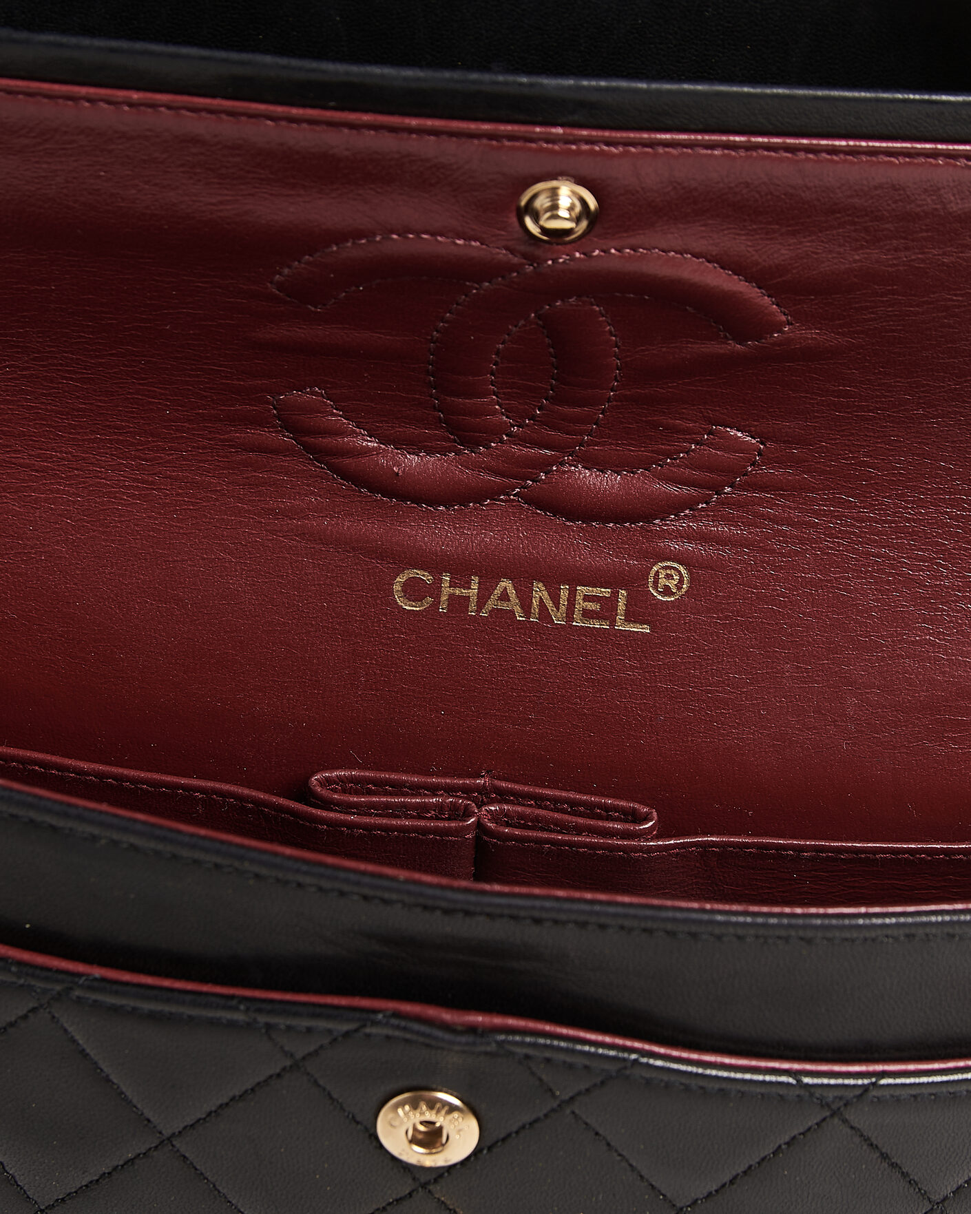 Herren | Pre-Owned & Vintage Bags | Chanel Pre-Owned | Classic Small Double Flap Bag Black