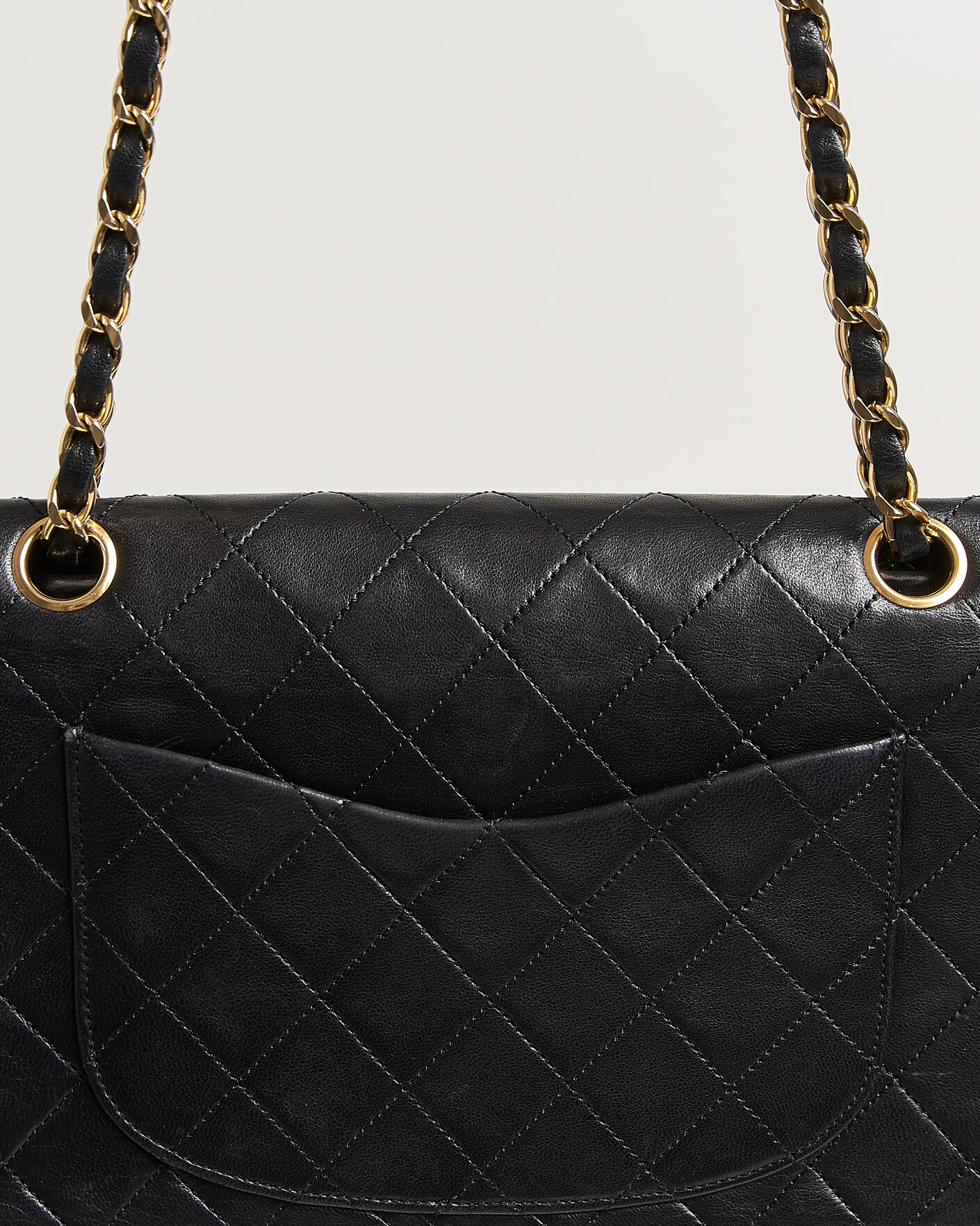 Herren | Pre-Owned & Vintage Bags | Chanel Pre-Owned | Classic Small Double Flap Bag Black