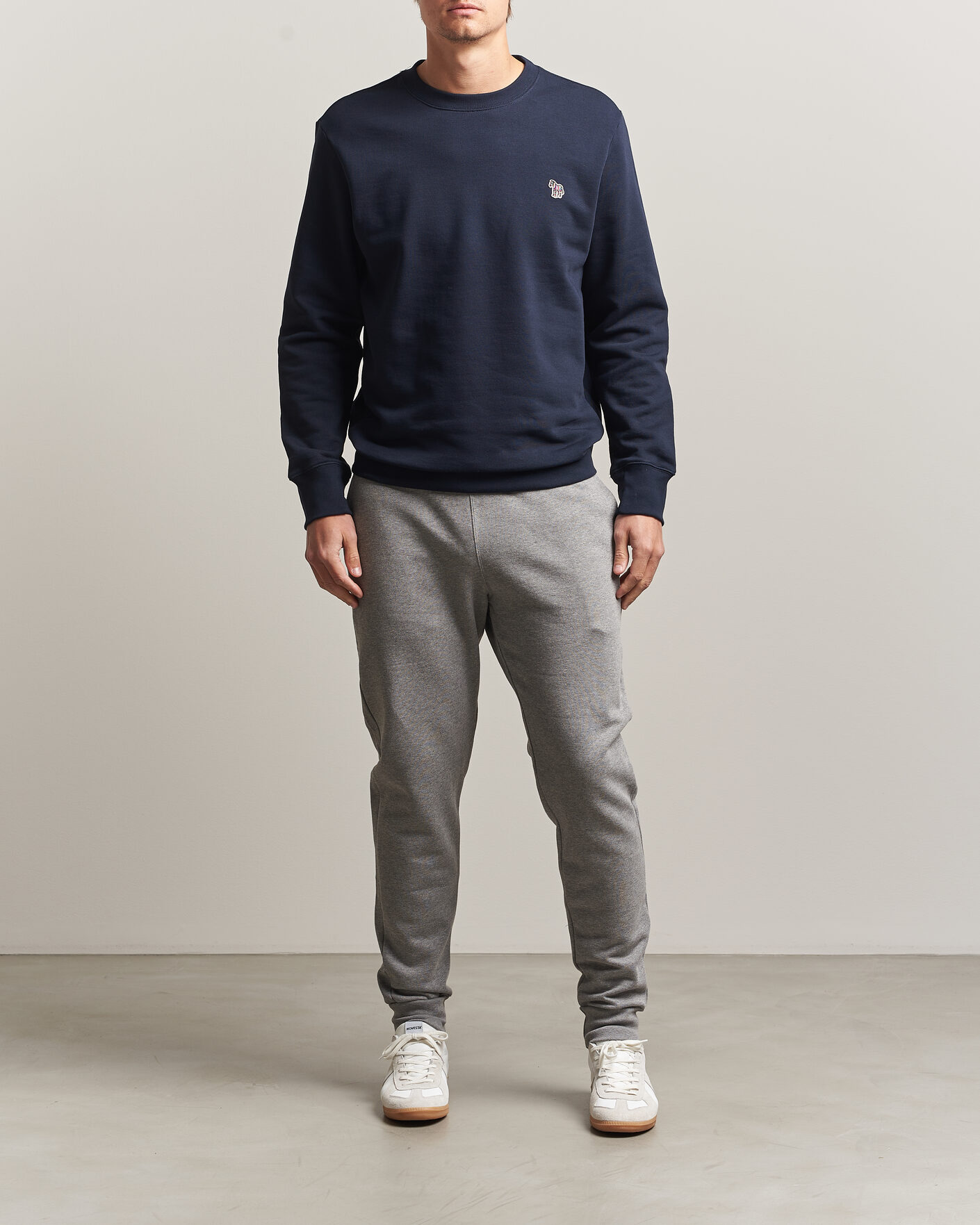 Herren | Hosen | PS Paul Smith | Zebra Organic Cotton Sweatpants Grey Melange