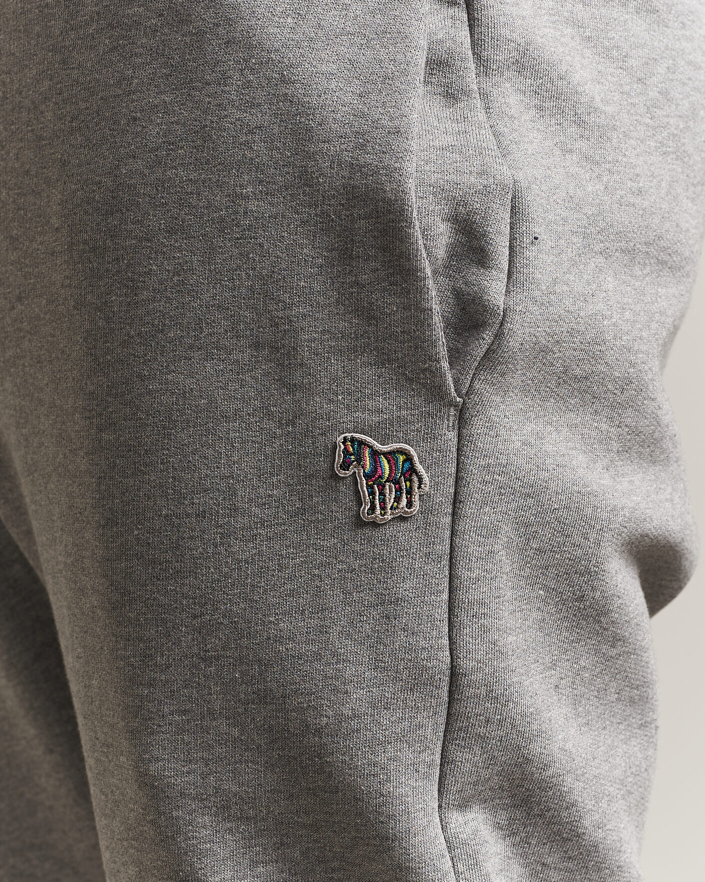 Herren | Hosen | PS Paul Smith | Zebra Organic Cotton Sweatpants Grey Melange