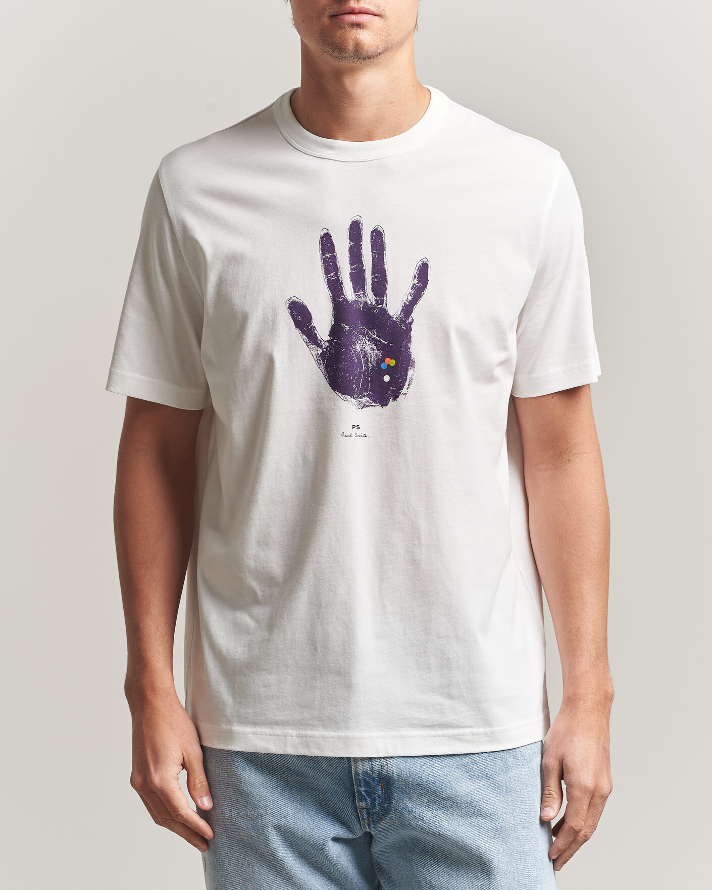 Herren | T-Shirts | PS Paul Smith | Hand Crew Neck T-Shirt White