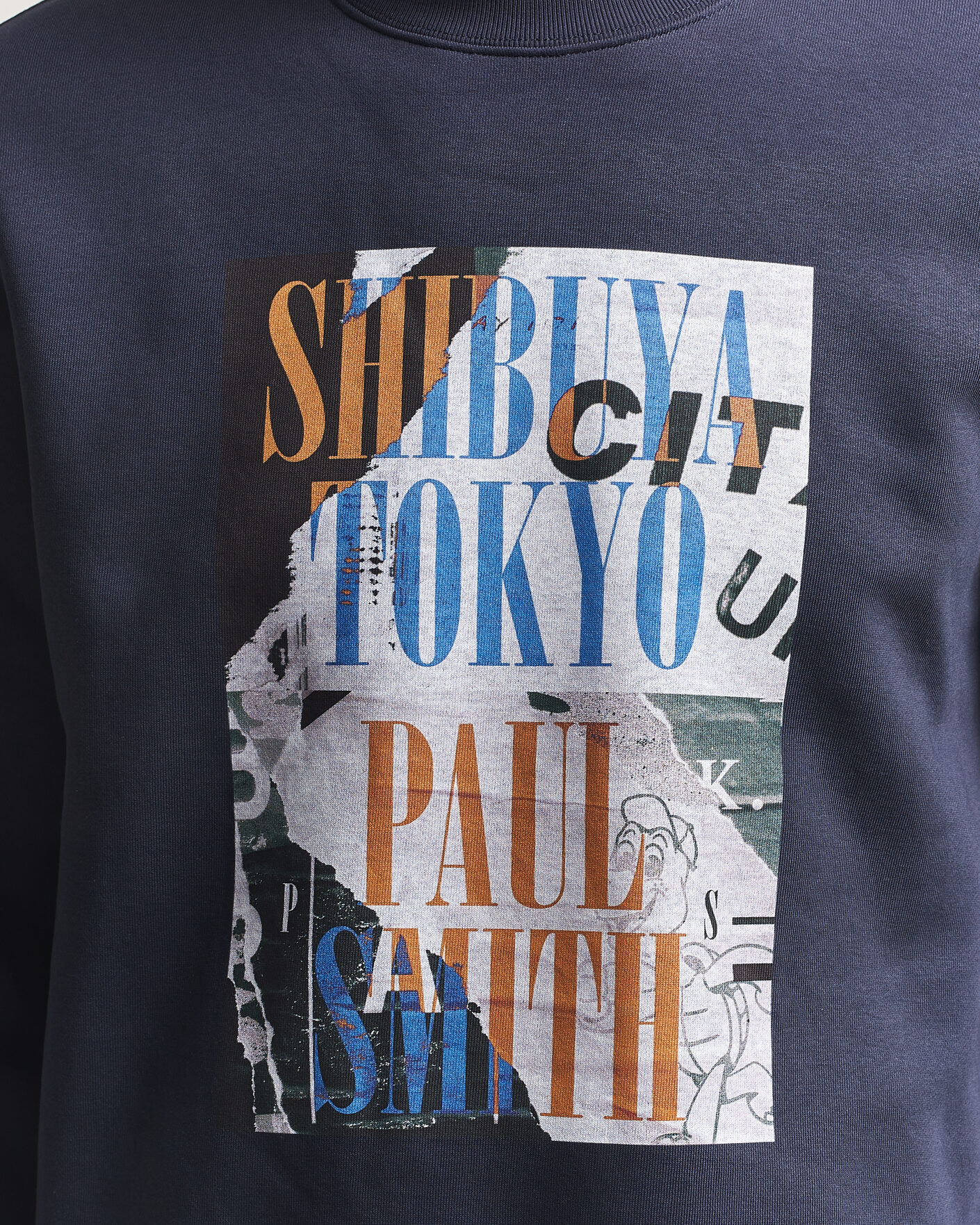 Herren | Pullover | PS Paul Smith | Shibuya Tokya Crew Neck Sweatshirt Navy