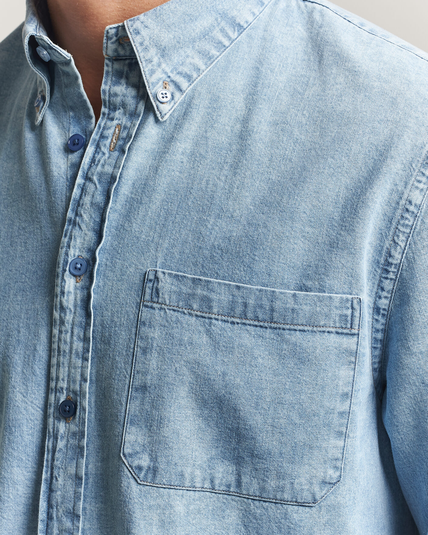 Herren | Hemden | PS Paul Smith | Casual Fit Denim Shirt Light Blue