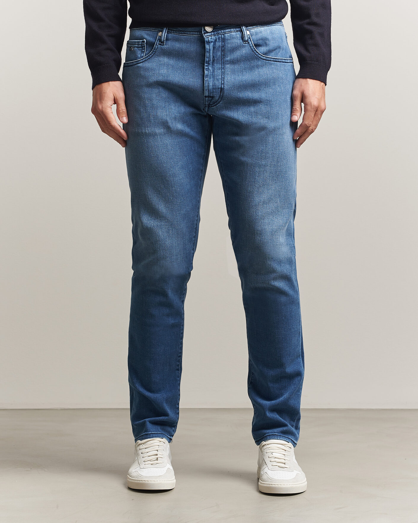 Herren | Jeans | Tramarossa | Michelangelo Stretch Relax Jeans Mid Blue