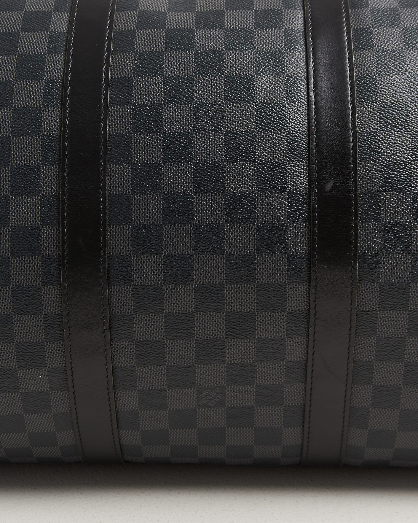 Herren | Pre-Owned & Vintage Bags | Louis Vuitton Pre-Owned | Keepall 55 Bandouliére Damier Graphite