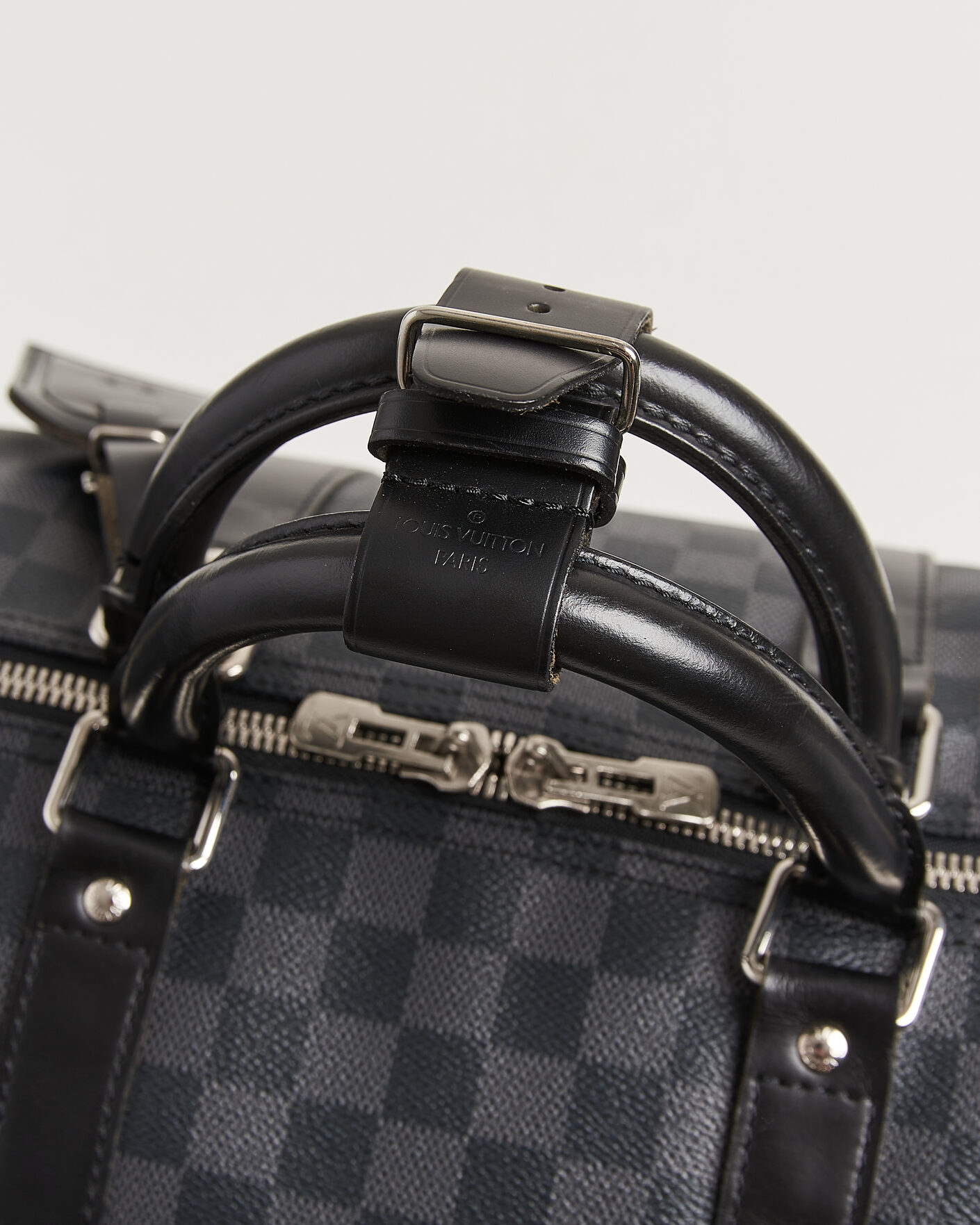 Herren | Pre-Owned & Vintage Bags | Louis Vuitton Pre-Owned | Keepall 55 Bandouliére Damier Graphite