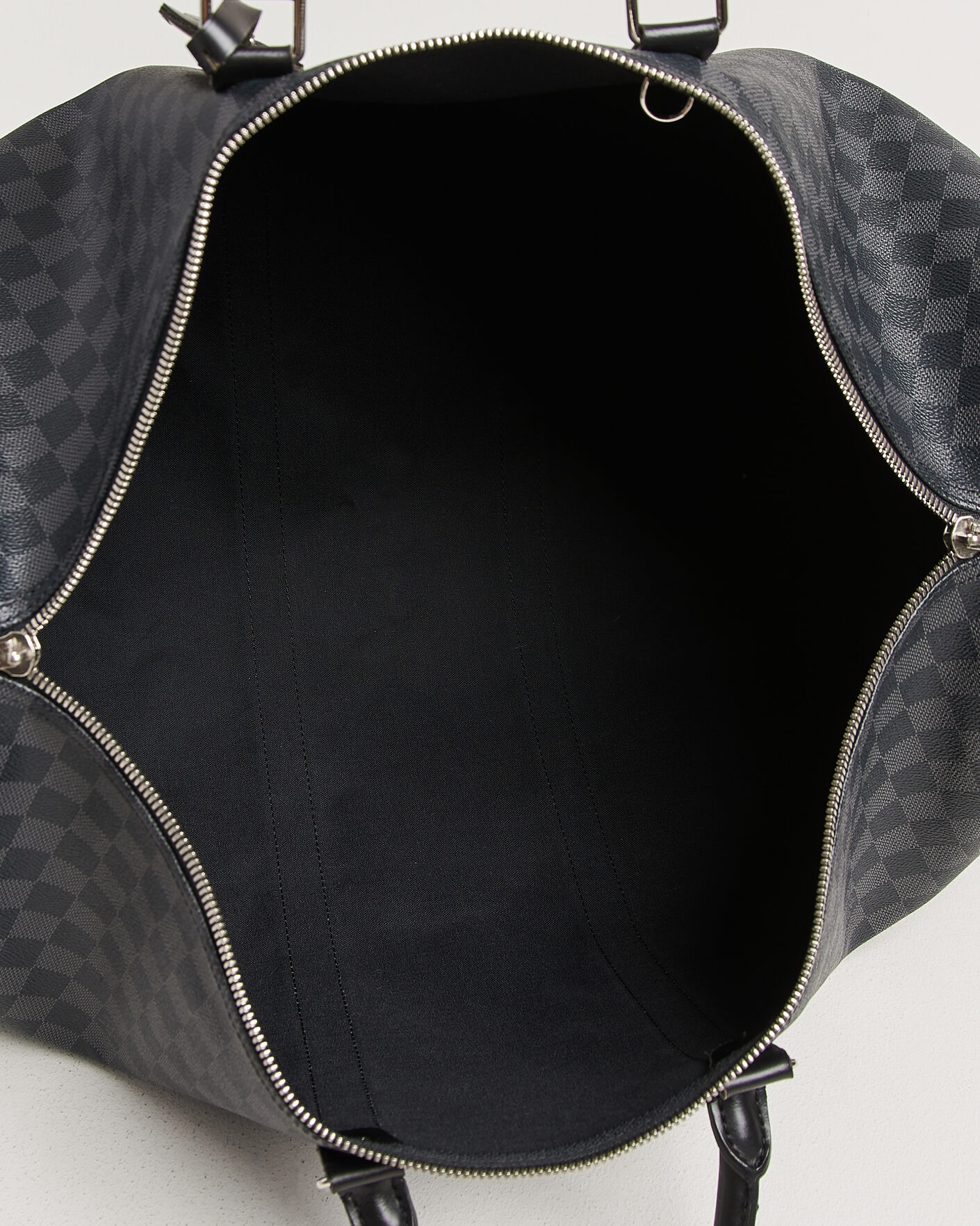 Herren | Pre-Owned & Vintage Bags | Louis Vuitton Pre-Owned | Keepall 55 Bandouliére Damier Graphite