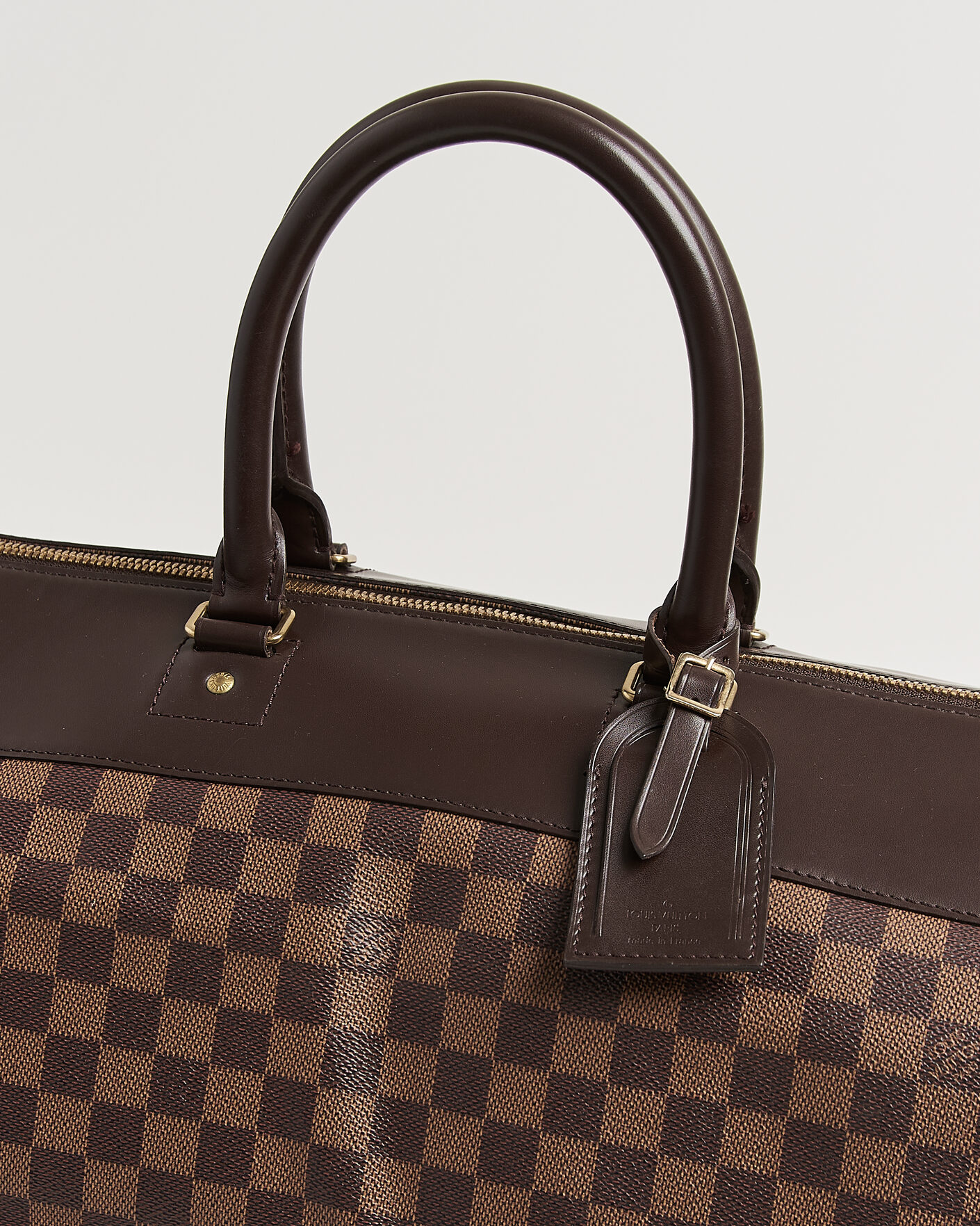 Herren | Pre-Owned & Vintage Bags | Louis Vuitton Pre-Owned | Greenwich GM Travel Bag Damier Ebene