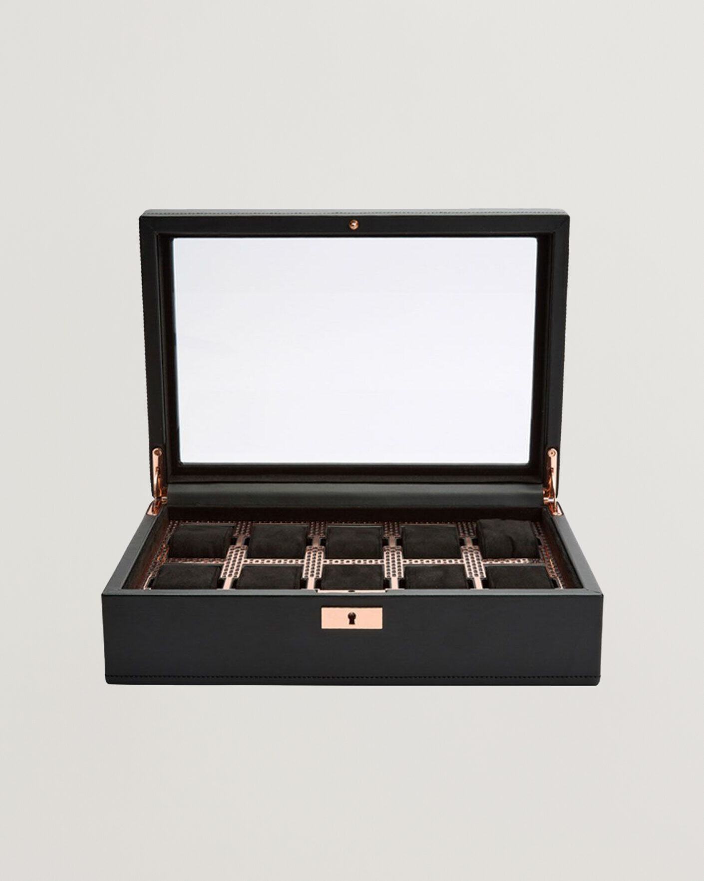 Herren | Uhren- und Schmuckkasten | WOLF | Axis 10-Piece Watch Box Copper