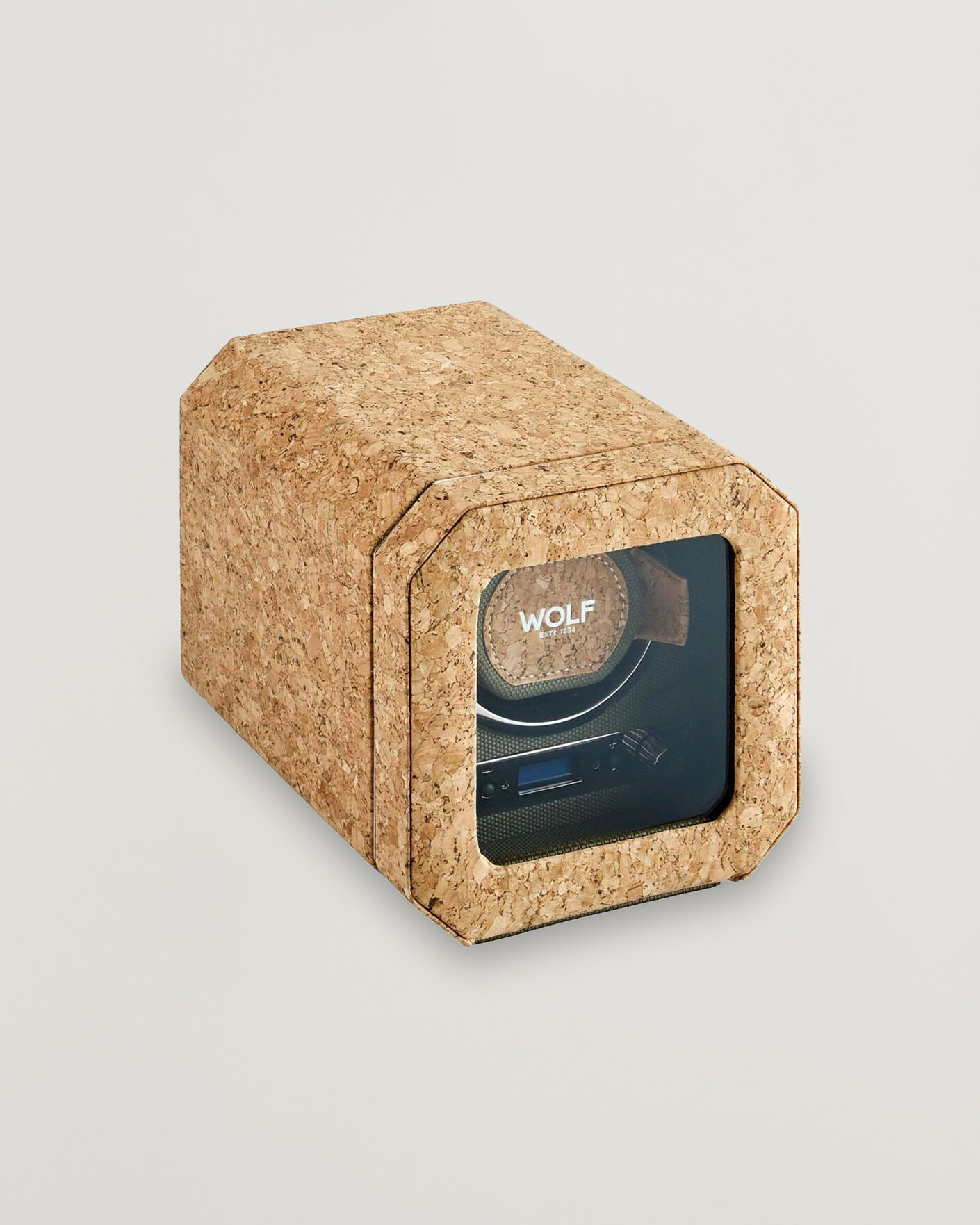 Herren | Uhren- und Schmuckkasten | WOLF | Cortica Single Watch Winder Cork