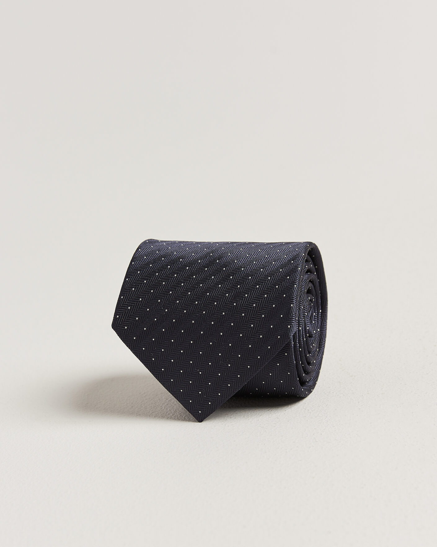 Herren | Krawatten | Brioni | Jacquard Dot Silk Tie Navy