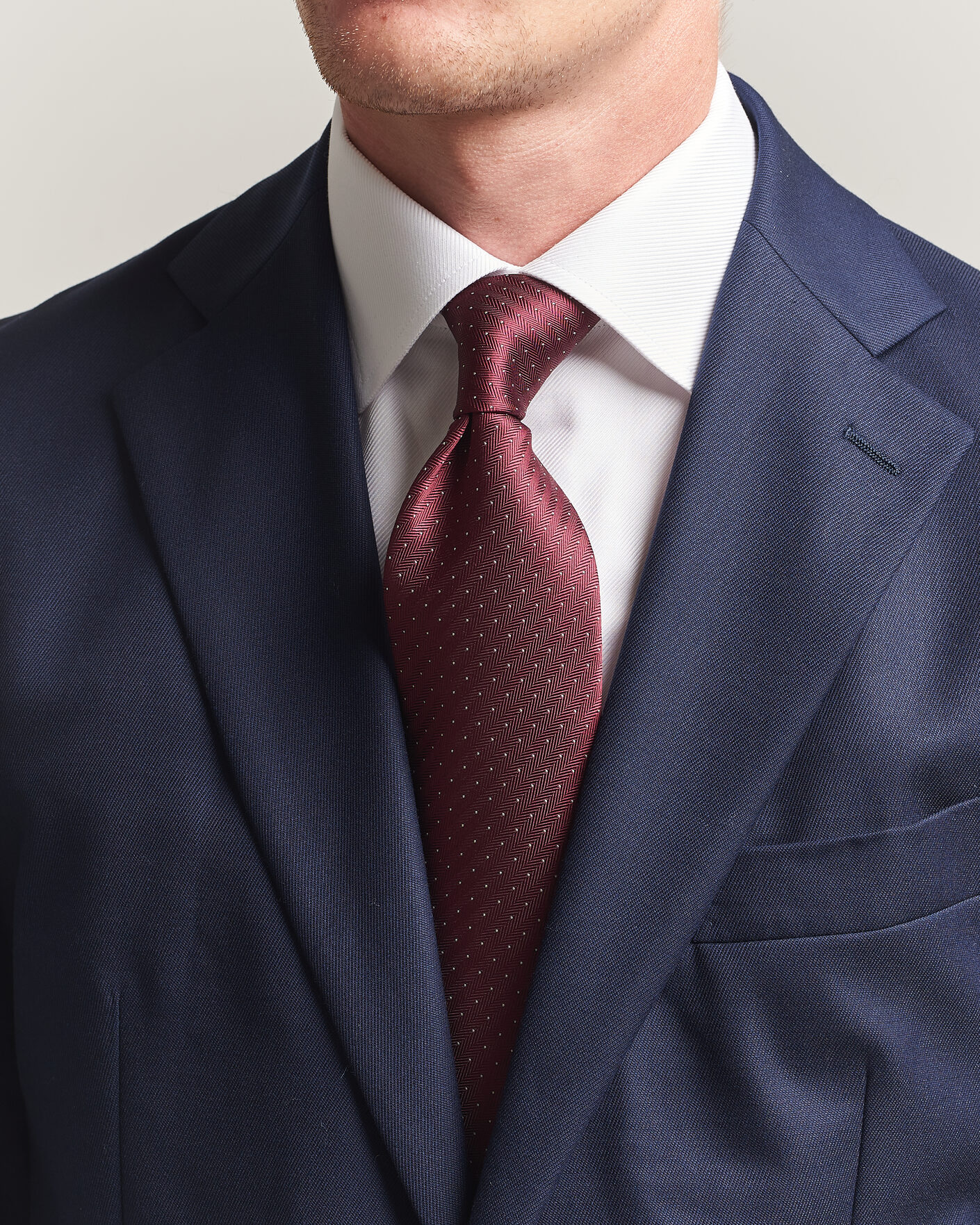 Herren | Krawatten | Brioni | Jacquard Dot Silk Tie Burgundy