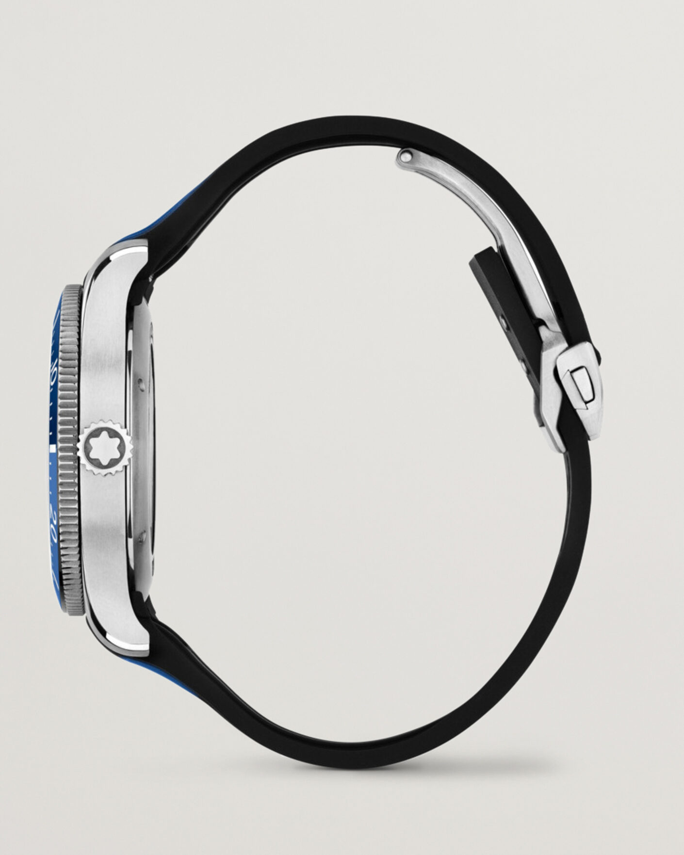 Herren | Montblanc Iced Sea Automatic Date Rubber Strap Blue | Montblanc | Iced Sea Automatic Date Rubber Strap Blue