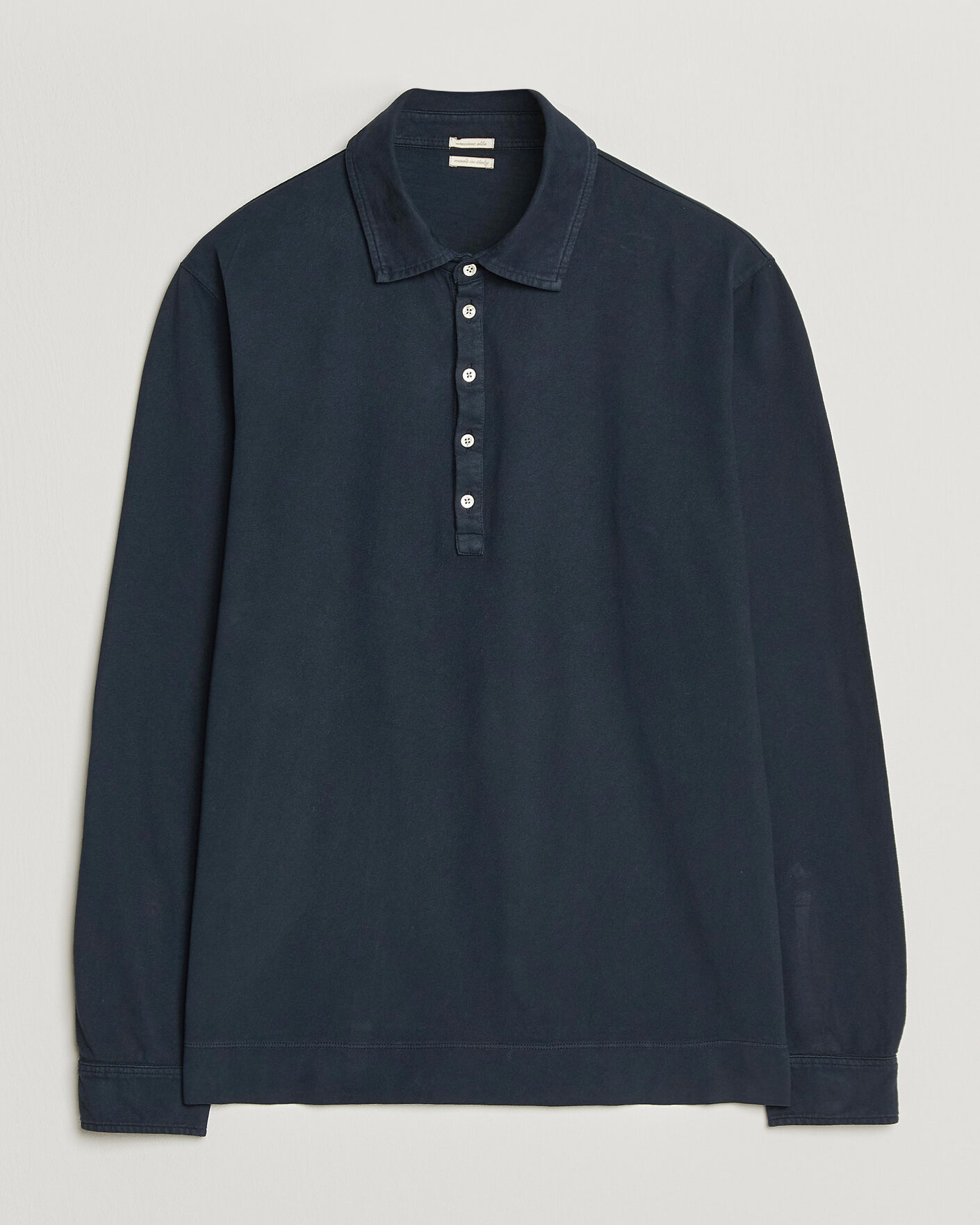 Herren | Poloshirts | Massimo Alba | Raya Long Sleeve Polo Navy
