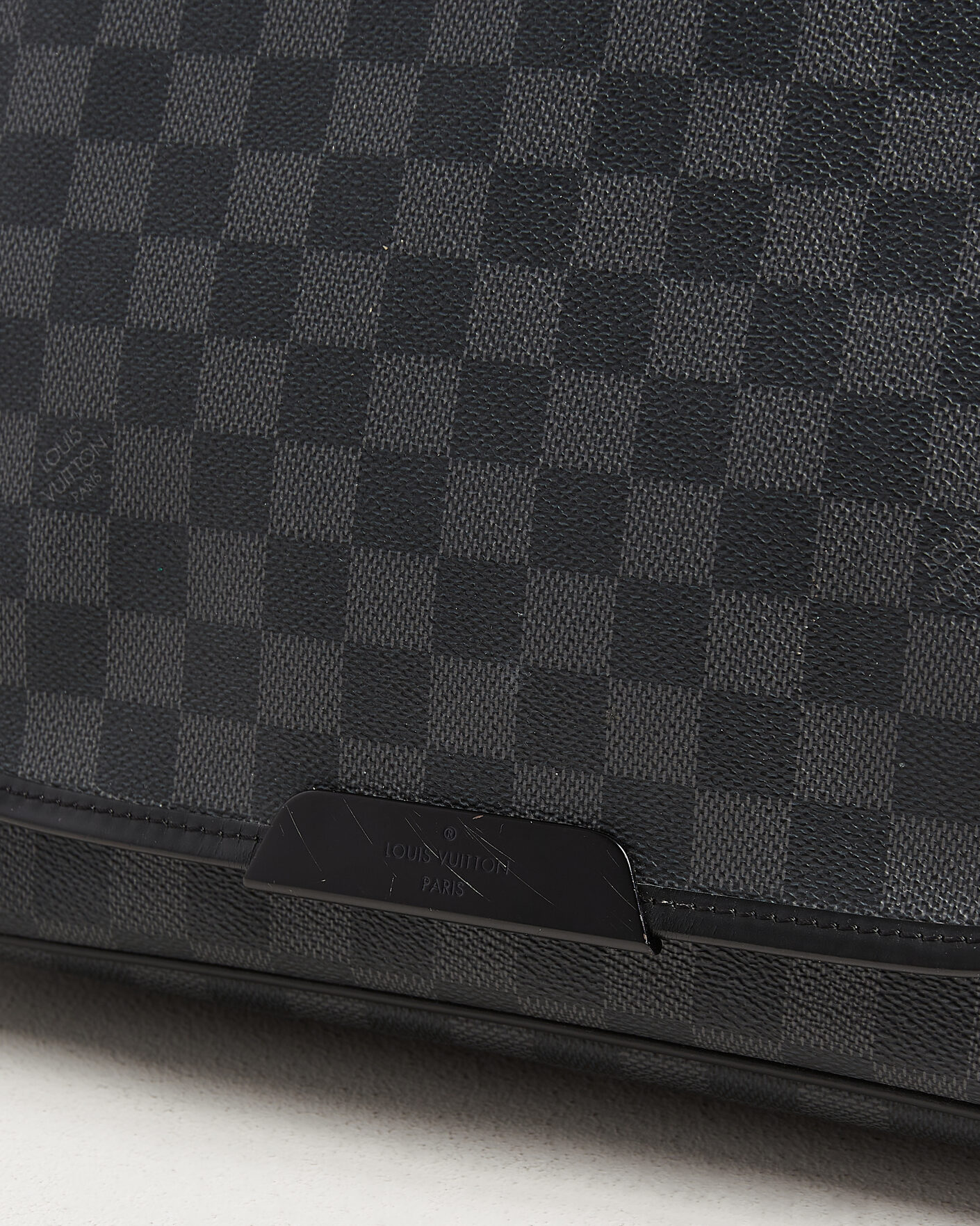 Herren | Pre-Owned & Vintage Bags | Louis Vuitton Pre-Owned | Daniel MM Shoulder Bag Damier Graphite