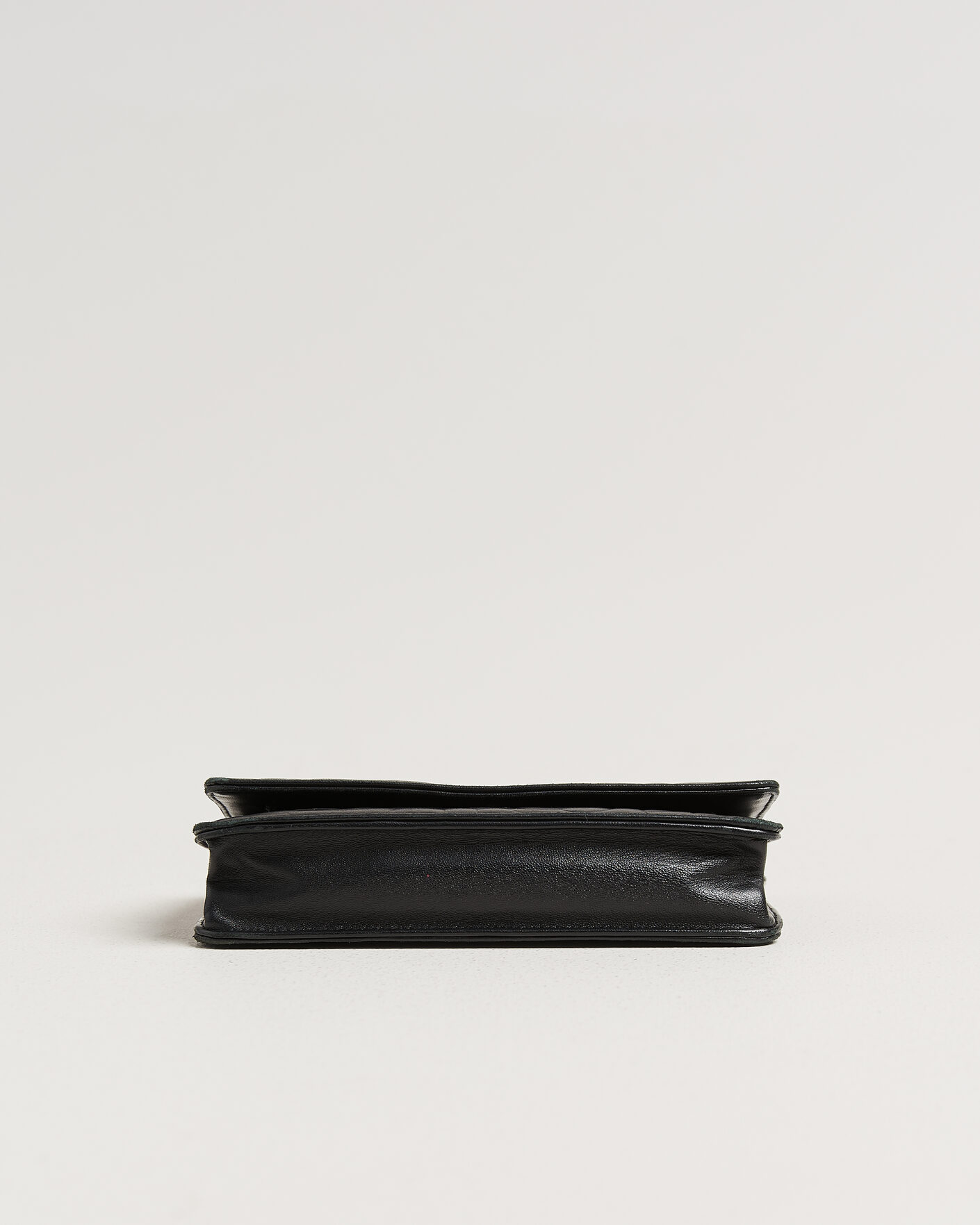 Herren | Pre-Owned & Vintage Bags | Chanel Pre-Owned | Wallet On Chain Camelia Lambskin Black