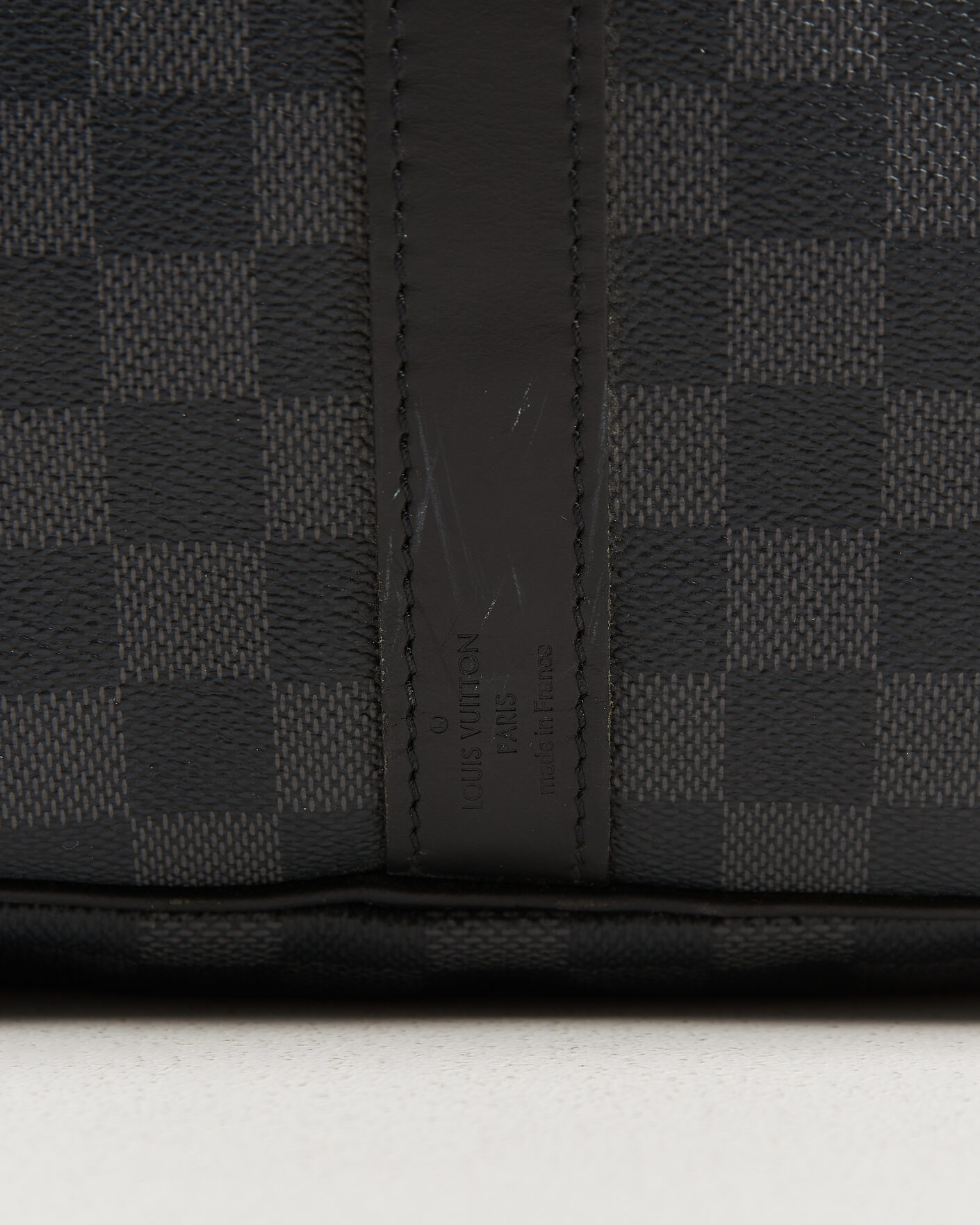 Herren | Pre-Owned & Vintage Bags | Louis Vuitton Pre-Owned | Keepall 55 Bandouliére Damier Graphite