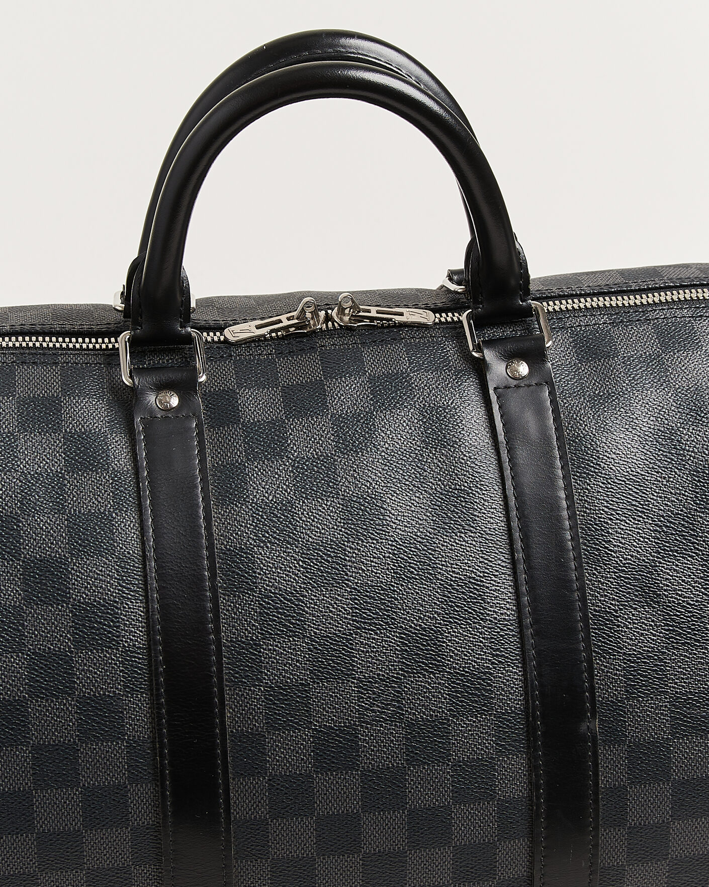 Herren | Pre-Owned & Vintage Bags | Louis Vuitton Pre-Owned | Keepall 55 Bandouliére Damier Graphite