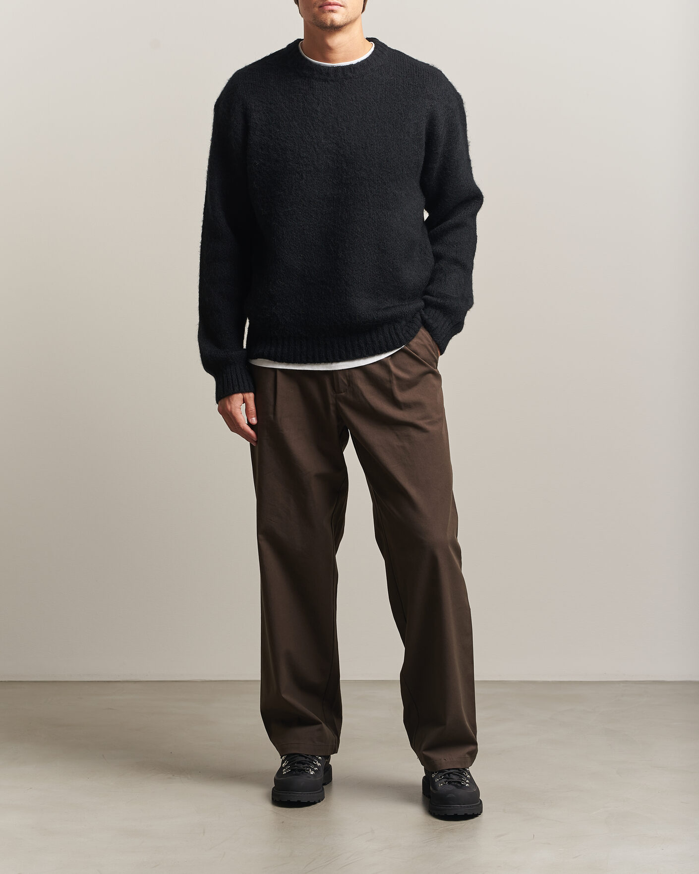 Herren | Pullover | Carhartt WIP | Merton Knitted Alpaca Sweater Black