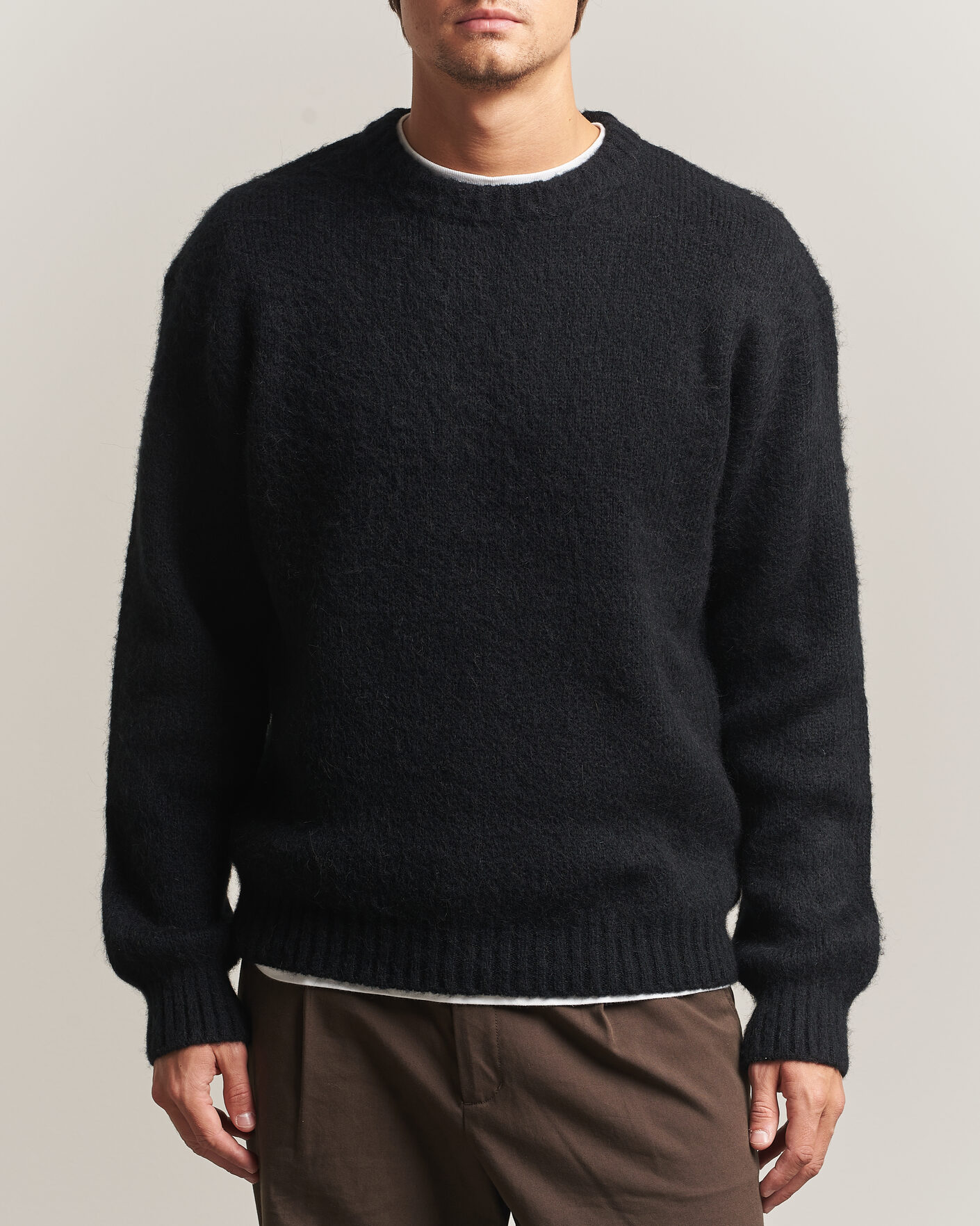 Herren | Pullover | Carhartt WIP | Merton Knitted Alpaca Sweater Black