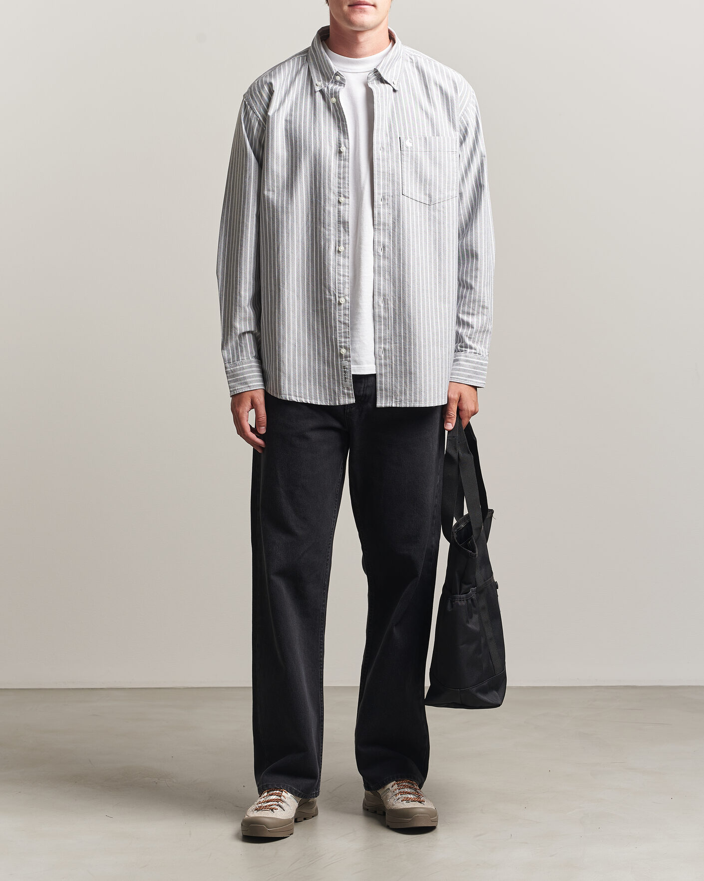 Herren | Hemden | Carhartt WIP | Canan Striped Oxford Shirt Black