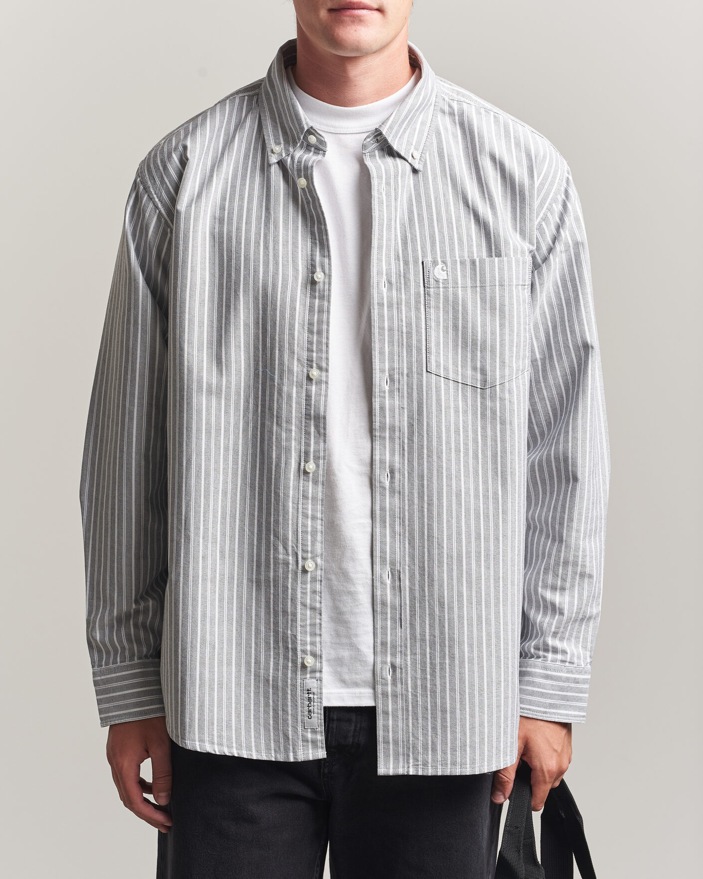 Herren | Hemden | Carhartt WIP | Canan Striped Oxford Shirt Black
