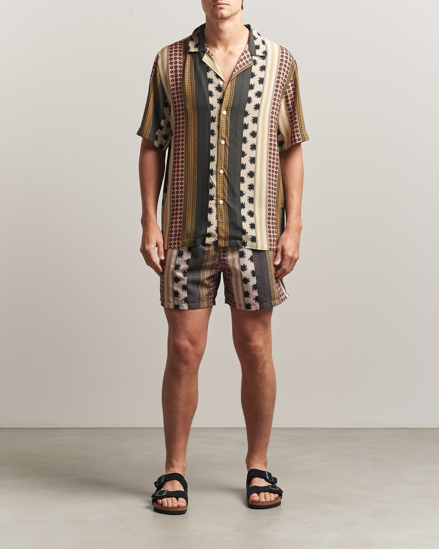 Herren | Badehosen | OAS | Printed Swimshorts Multi