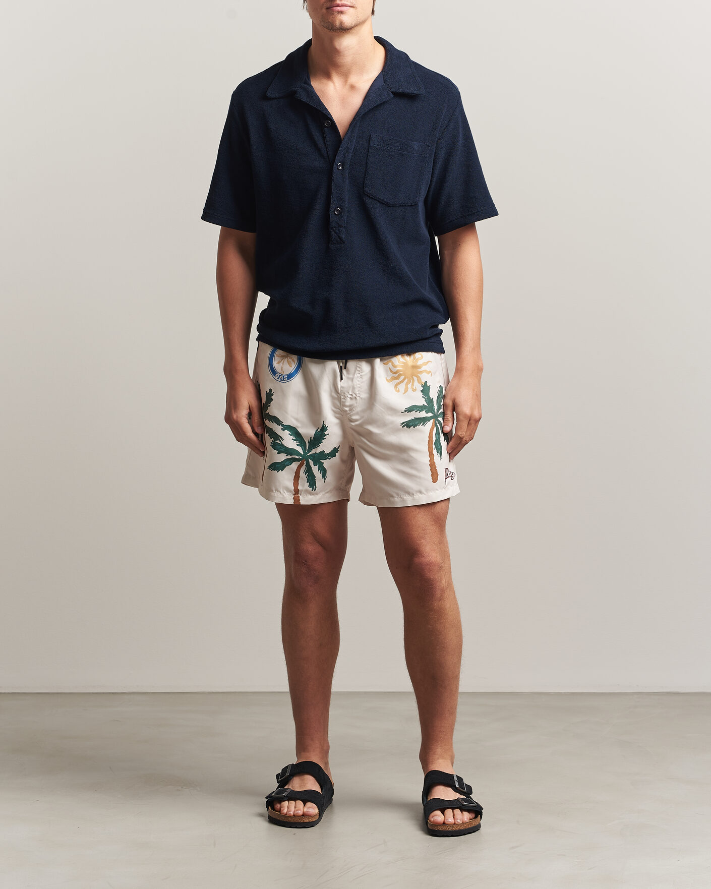 Herren | Badehosen | OAS | Granada Striped Swimshorts Multi