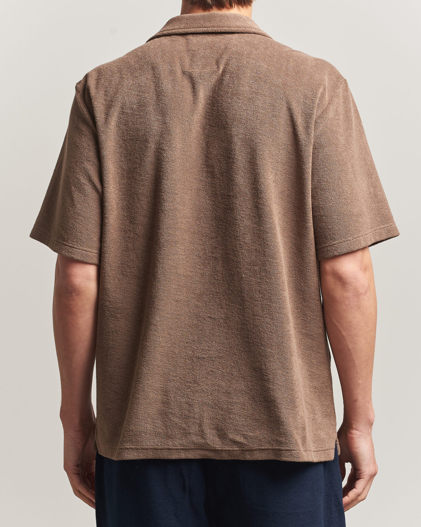 Herren | Poloshirts | OAS | Novo Regular Fit Terry Polo Brown