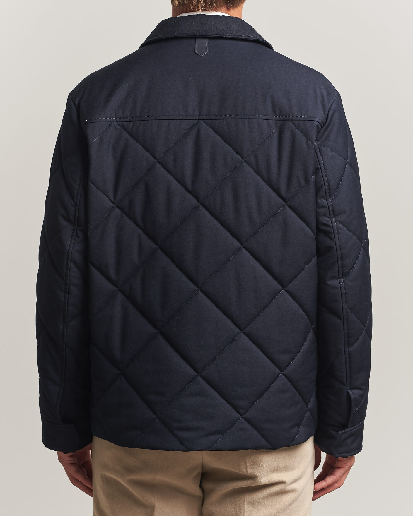 Herren | Jacken | Canali | Quilted Country Coat Navy