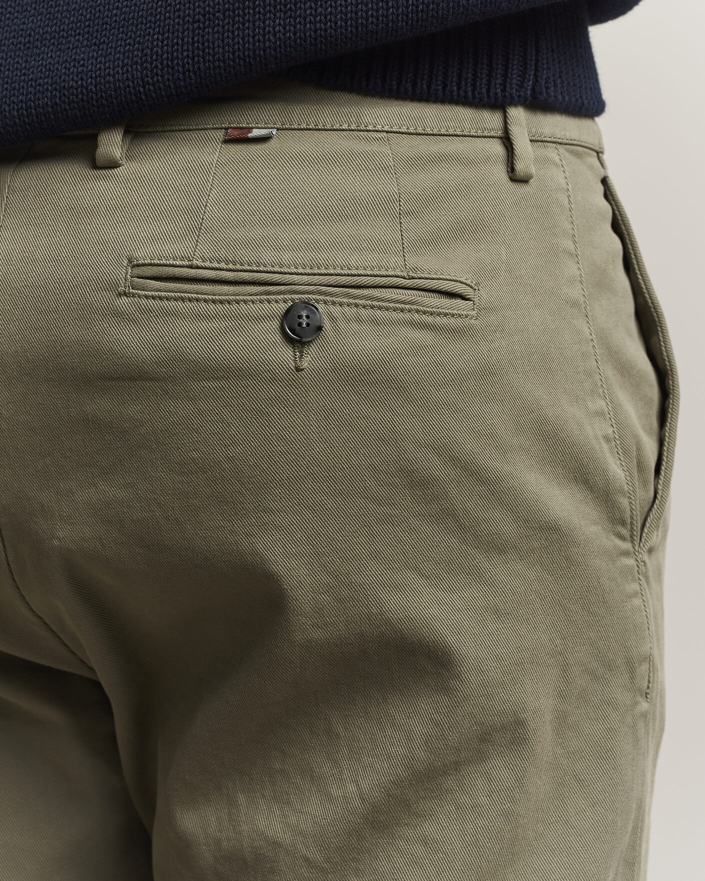 Herren | Hosen | Canali | Cotton Twill Chinos Olive