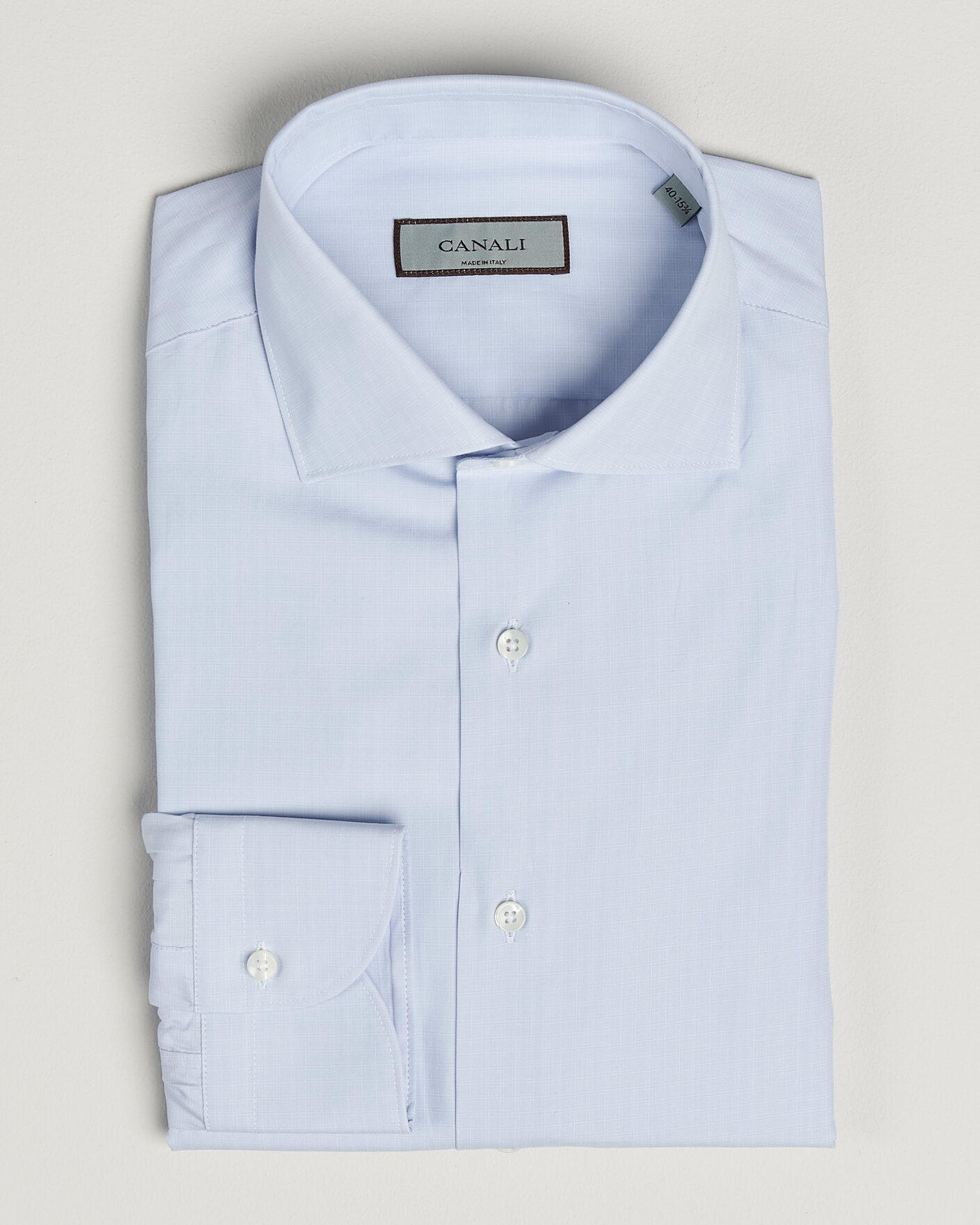Herren | Hemden | Canali | Slim Fit Dress Shirt Light Blue Check