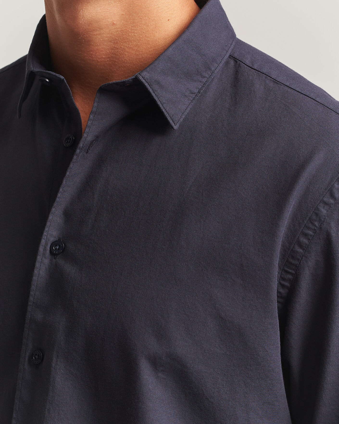 Herren | Hemden | Canali | Garment Dyed Cotton Shirt Navy