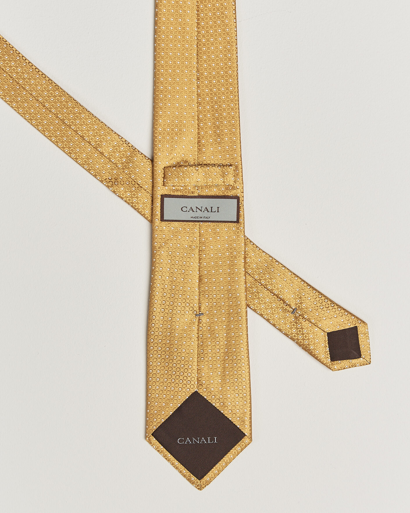 Herren | Krawatten | Canali | Jacquard Silk Tie Yellow