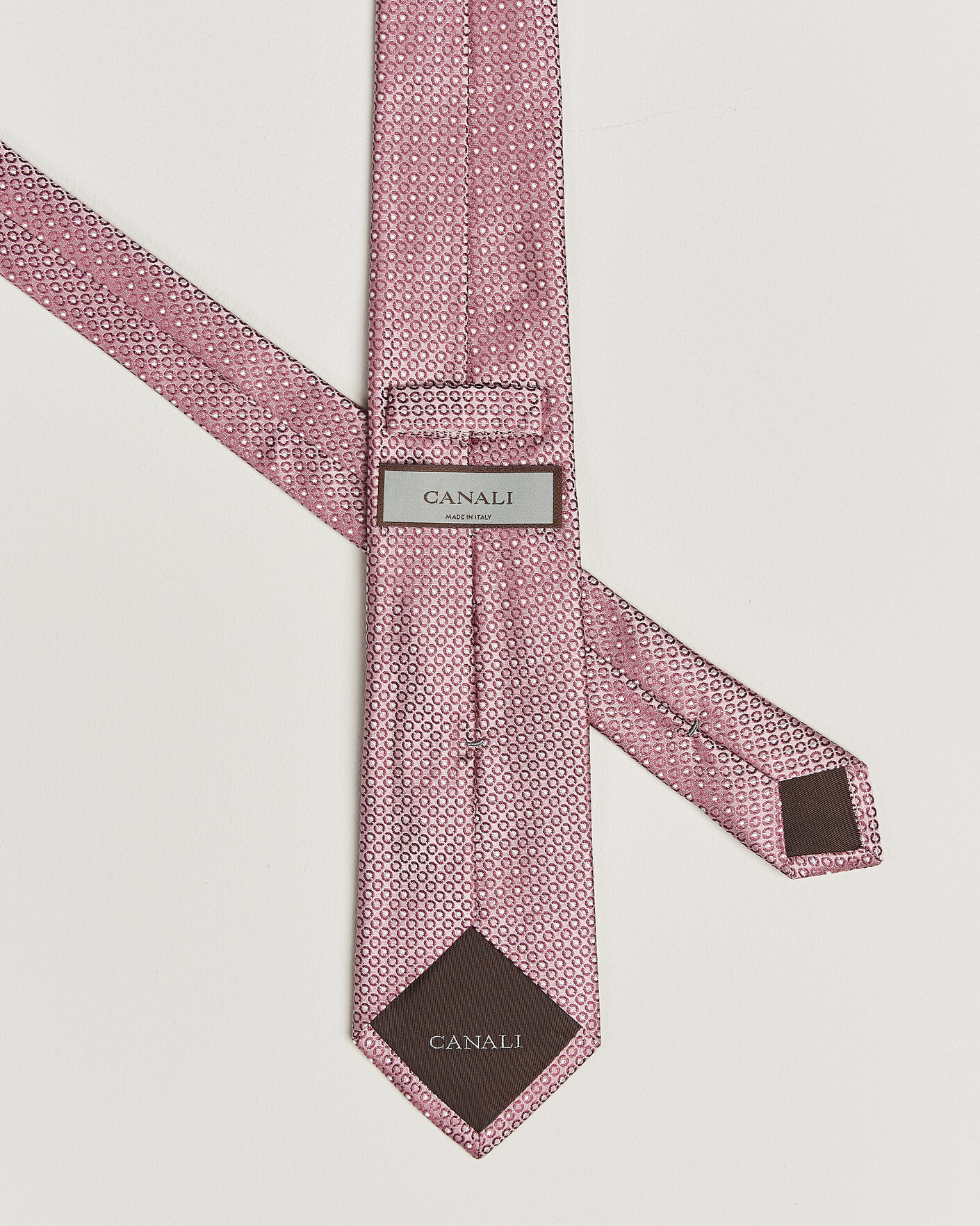 Herren | Krawatten | Canali | Jacquard Silk Tie Rosa