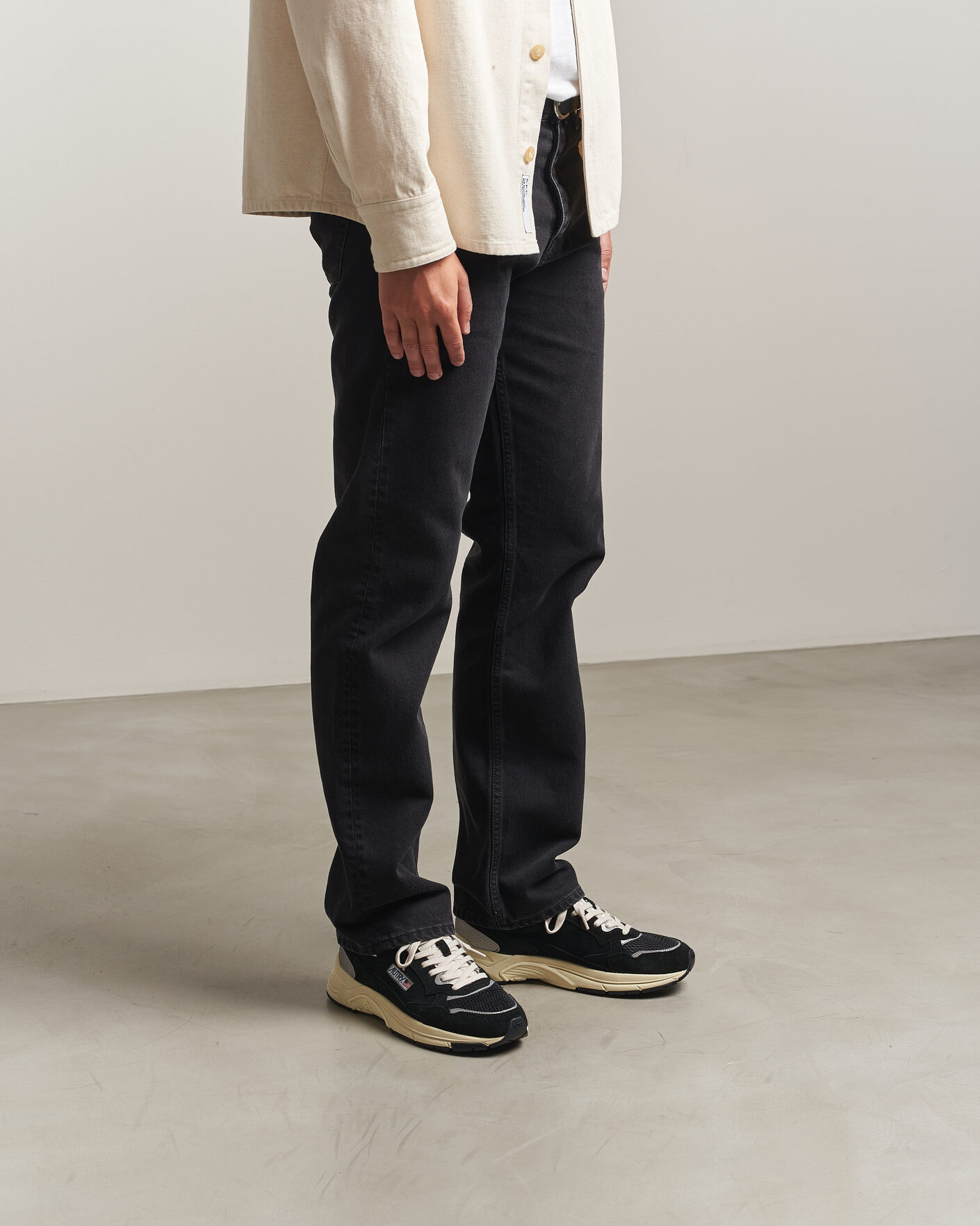 Herren | Sneaker | Autry | Hyperway Low Suede Running Sneaker Black