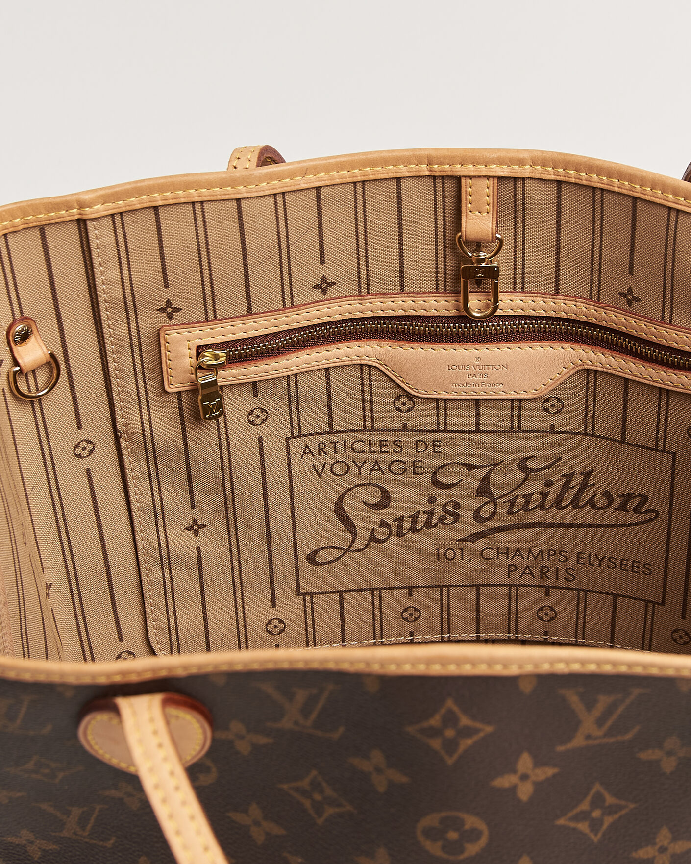 Herren | Pre-Owned & Vintage Bags | Louis Vuitton Pre-Owned | Neverfull MM Monogram