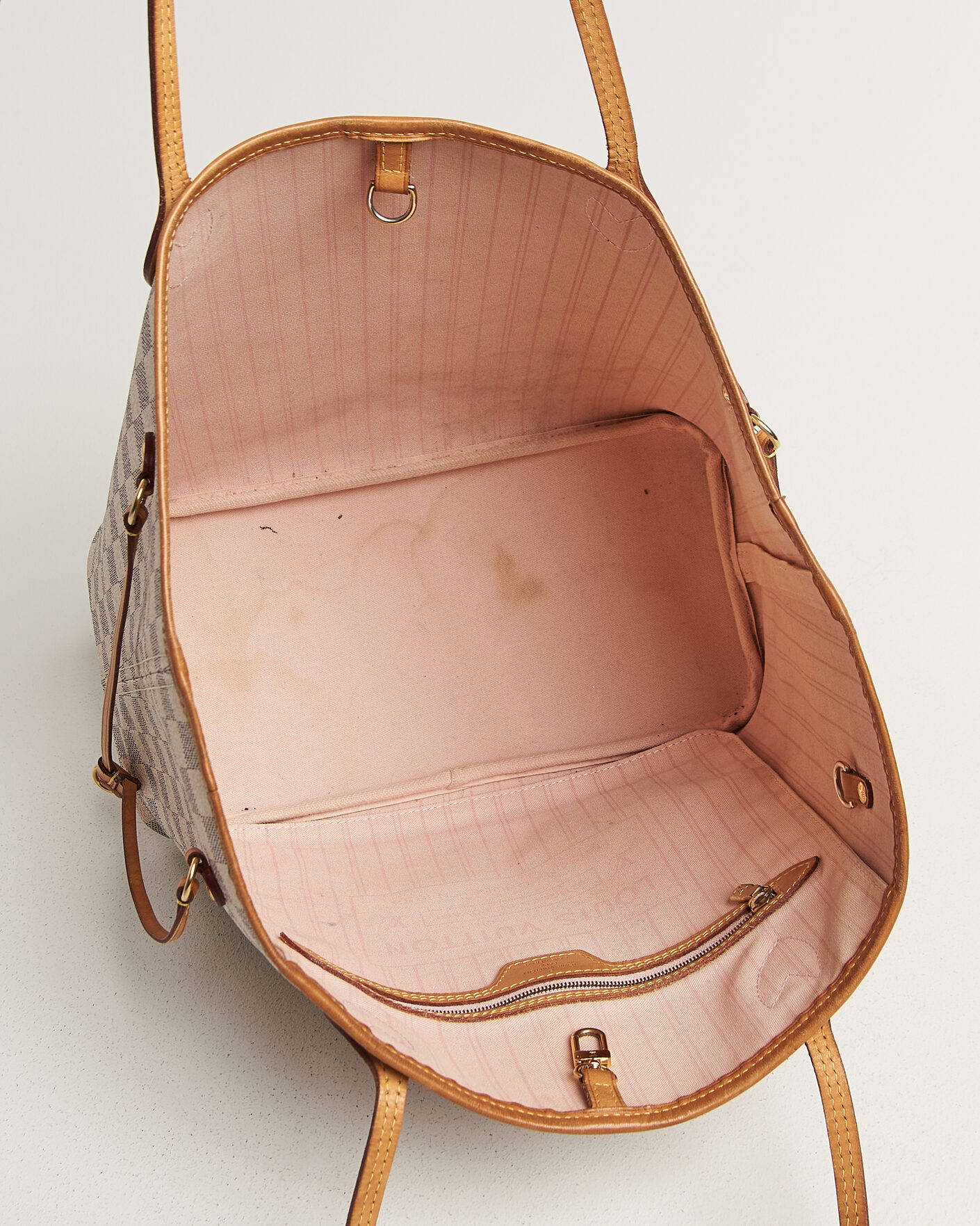 Herren | Pre-Owned & Vintage Bags | Louis Vuitton Pre-Owned | Neverfull MM Damier Azur