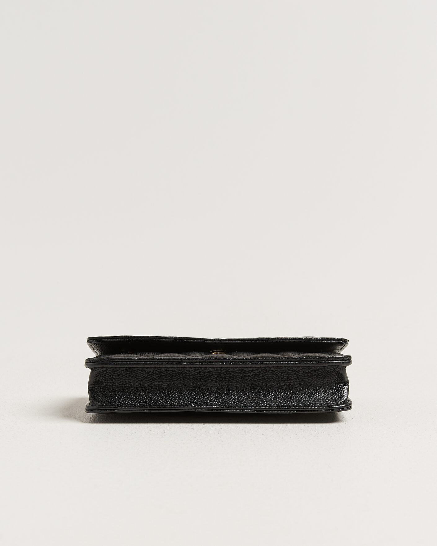 Herren | Pre-Owned & Vintage Bags | Chanel Pre-Owned | Wallet On Chain Caviar Leather Black