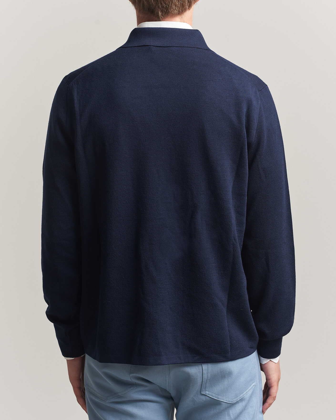 Herren | Pullover | Ralph Lauren Purple Label | Milano Stich Cardigan Racing Navy