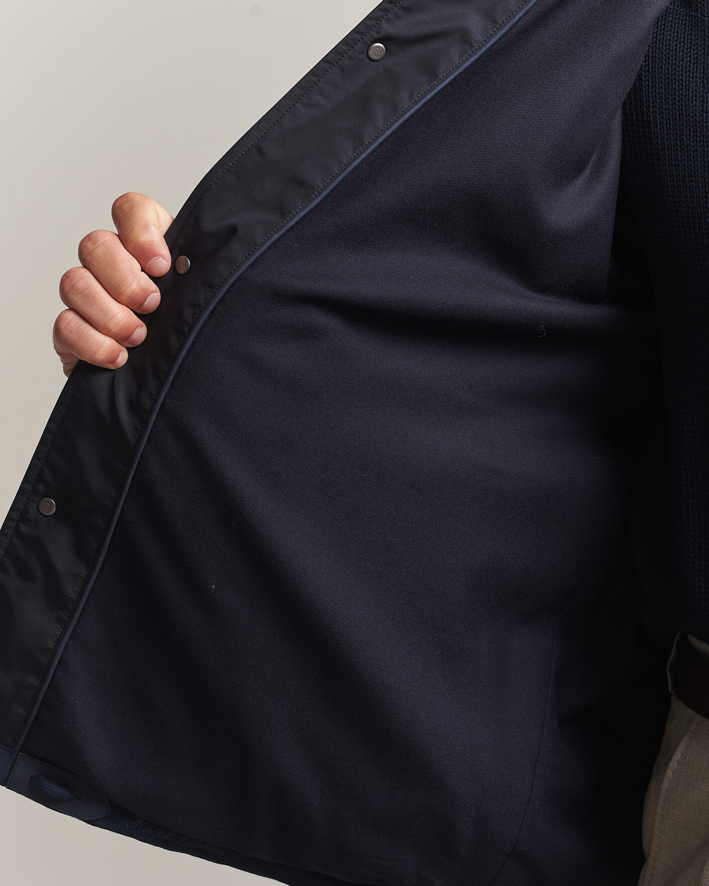 Herren | Jacken | Ralph Lauren Purple Label | Nylon Bomber Jacket Racing Navy