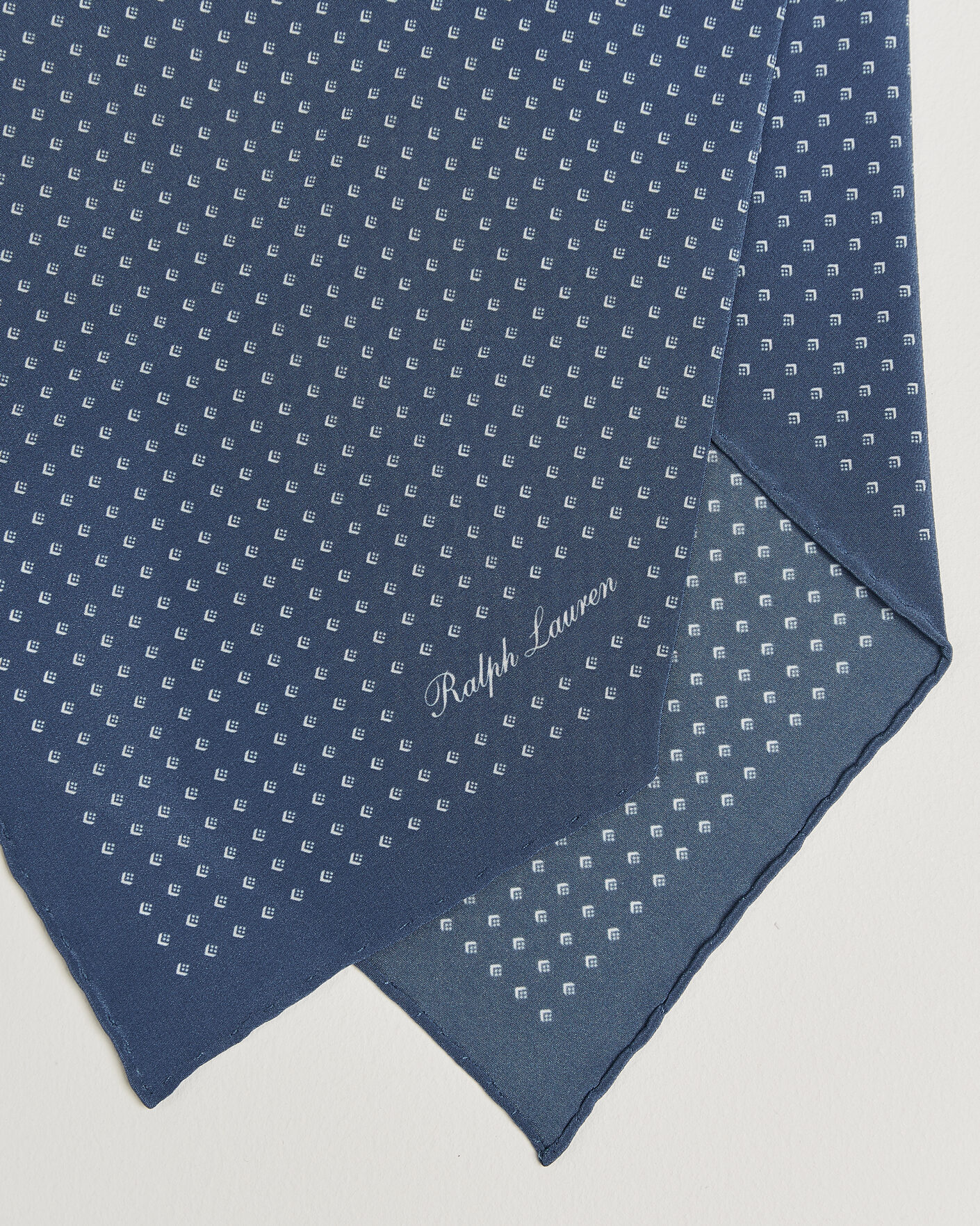 Herren | Tücher | Ralph Lauren Purple Label | Silk Neckerchief Blue Horizon