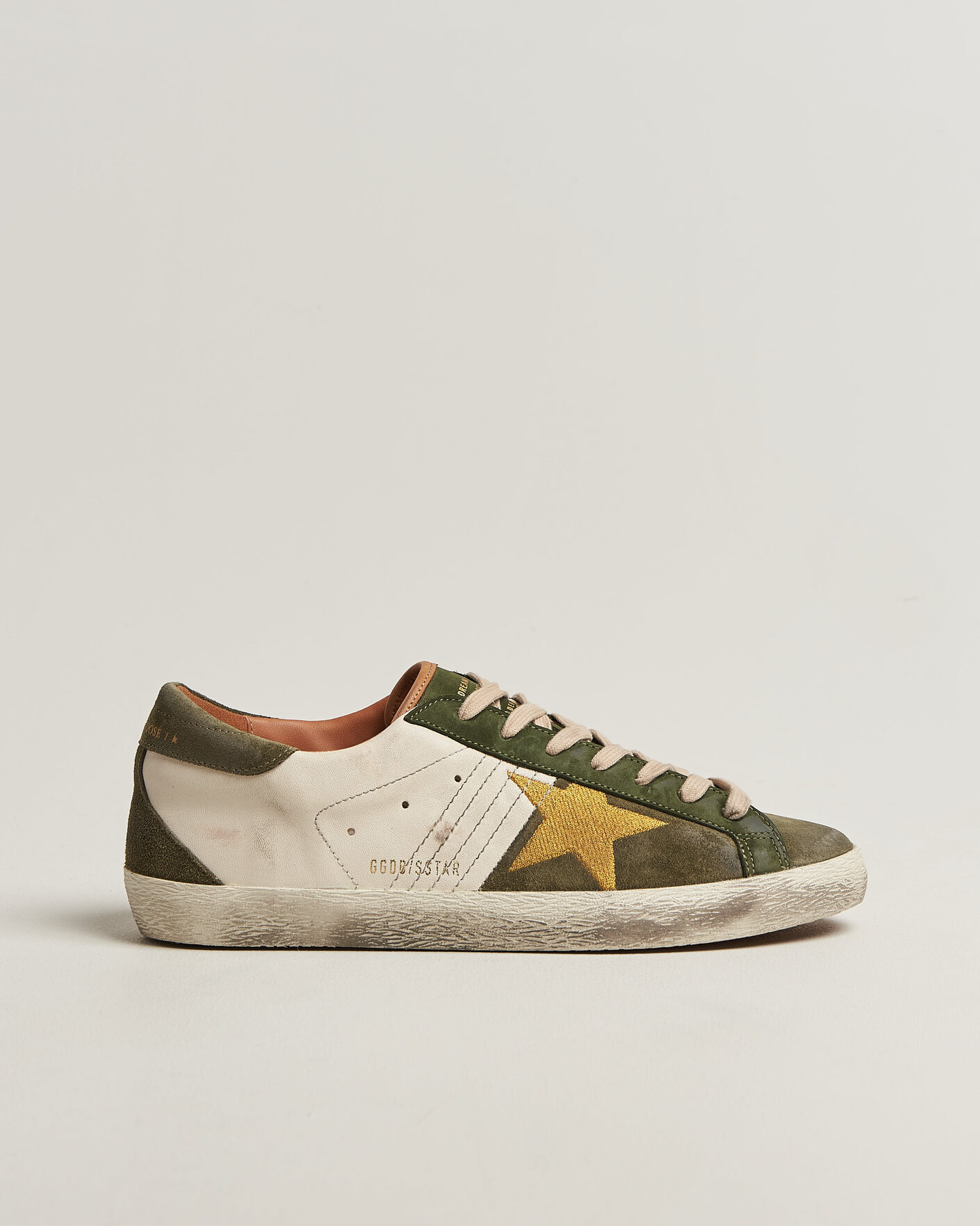 Herren | Sneaker | Golden Goose | Super-Star Sneakers Cream/Olive