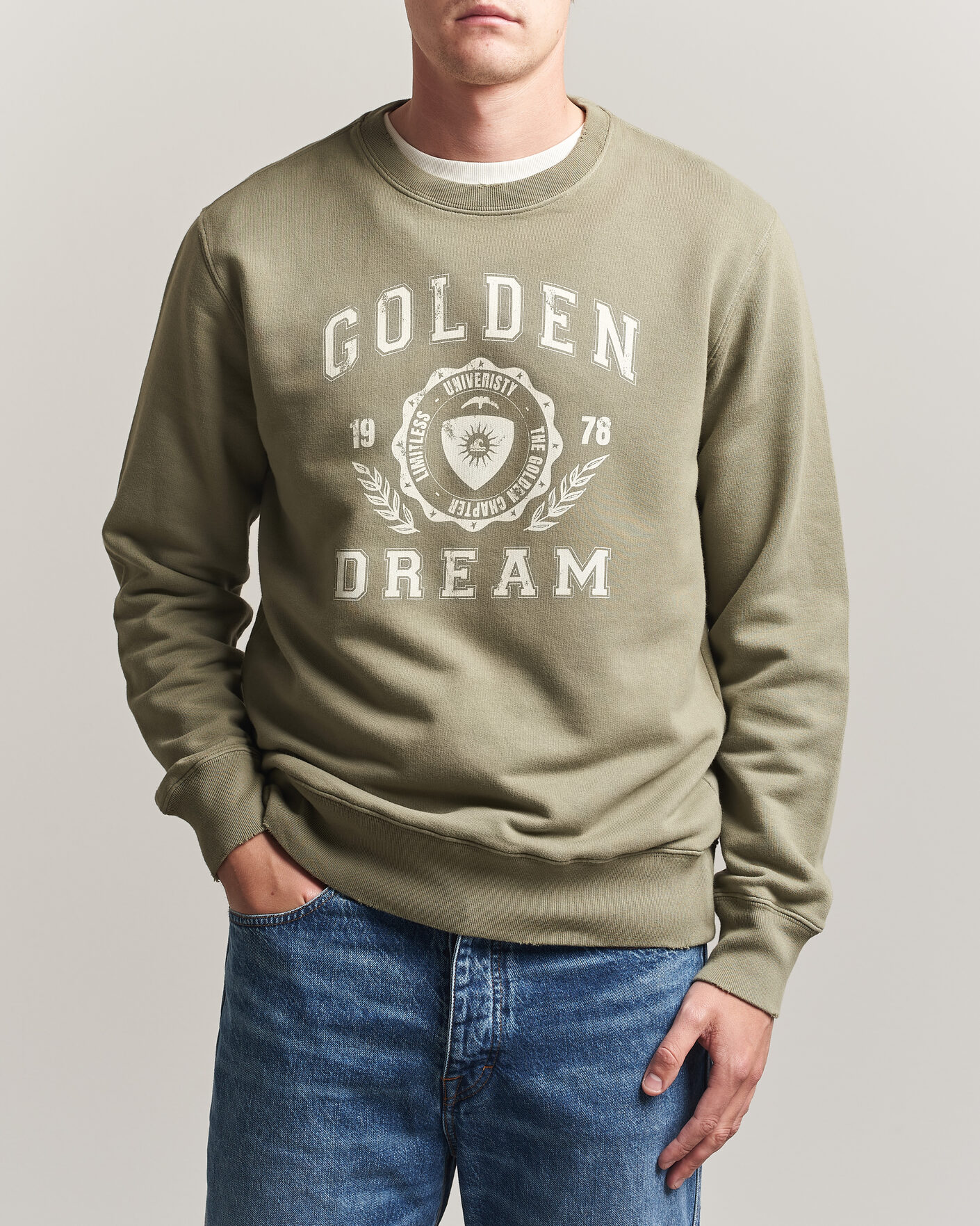 Herren | Pullover | Golden Goose | Garment Dyed Sweatshirt Vintage Kalamata