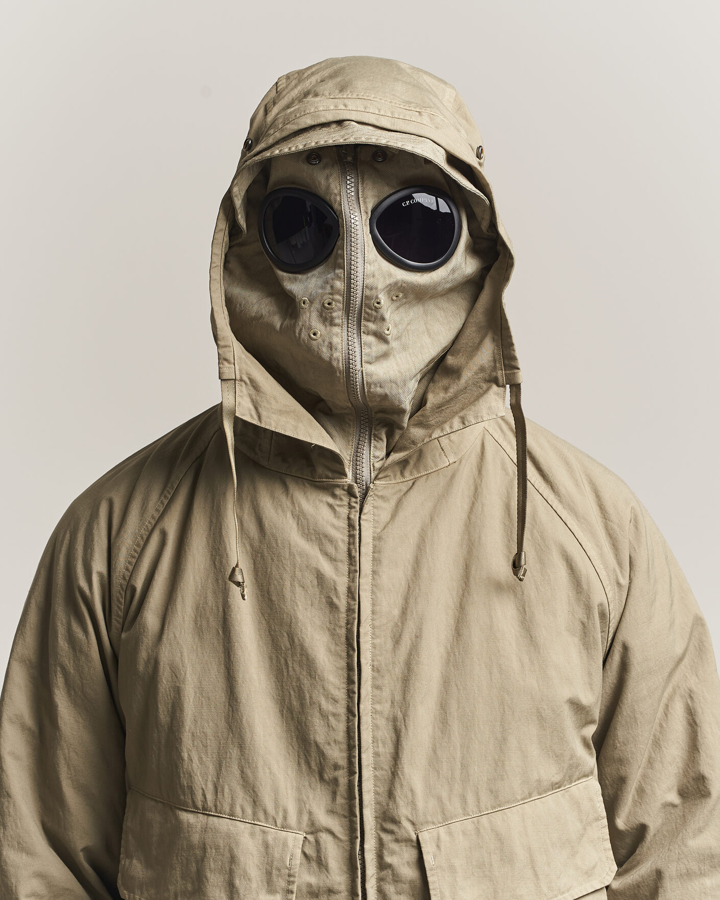 Herren | Jacken | C.P. Company | Heavy Nylon Twill Down Padded Jacket Light Grey