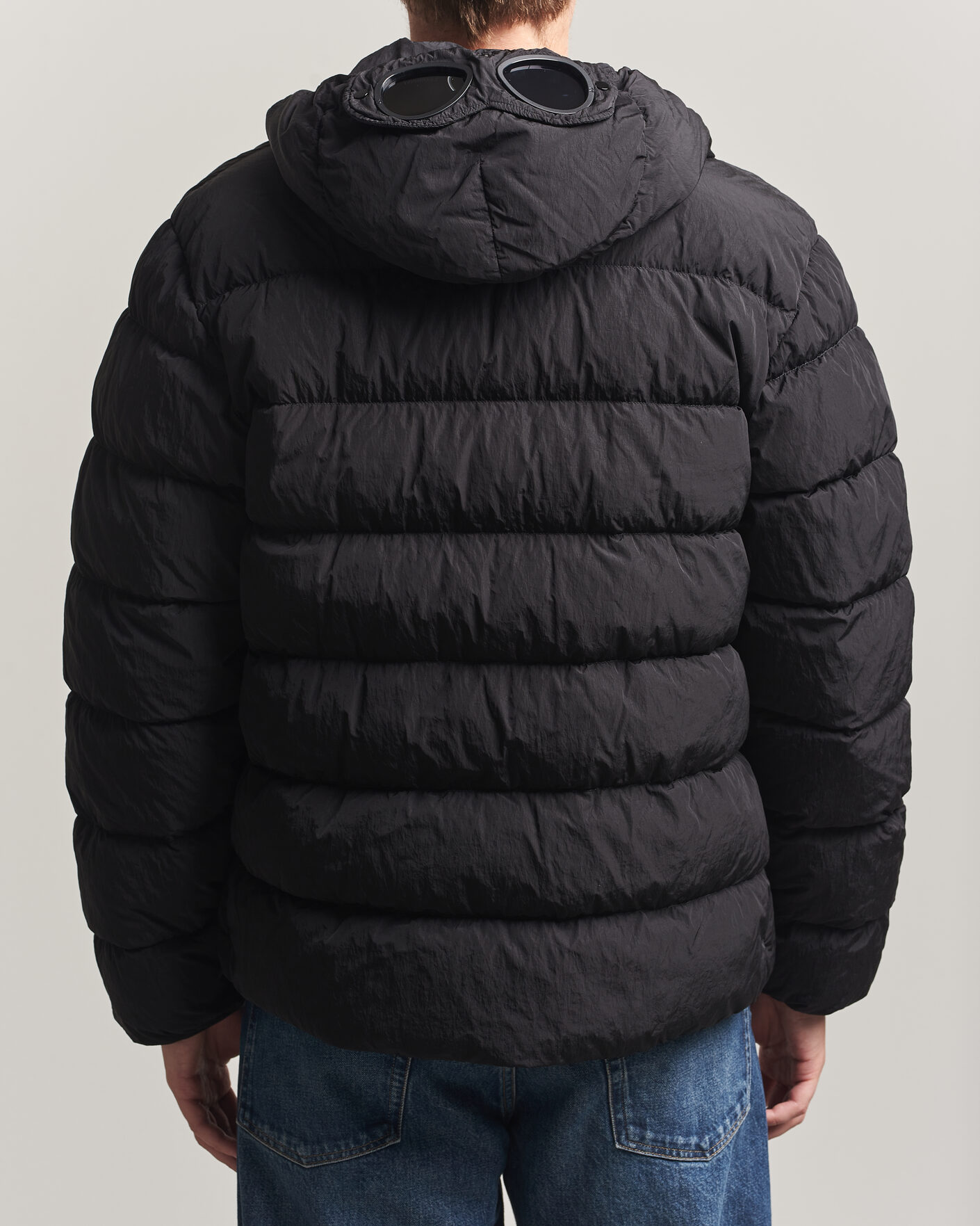 Herren | Jacken | C.P. Company | Chrome-R Goggle Down Jacket Black