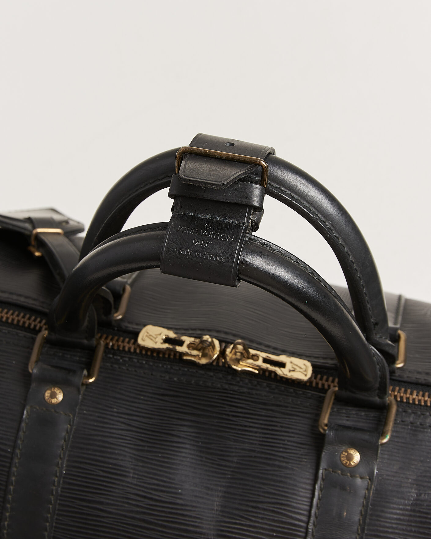Herren | Pre-Owned & Vintage Bags | Louis Vuitton Pre-Owned | Keepall 50 Epi Leather Black