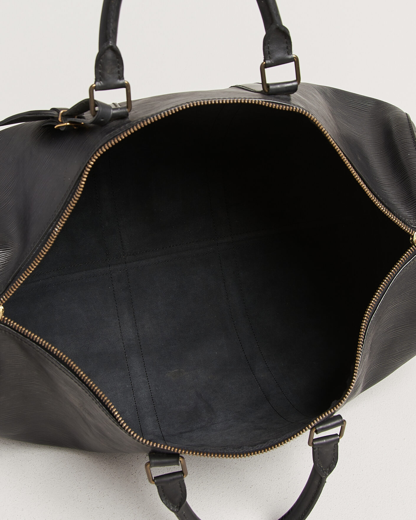 Herren | Louis Vuitton Pre-Owned Keepall 50 Epi Leather Black | Louis Vuitton Pre-Owned | Keepall 50 Epi Leather Black
