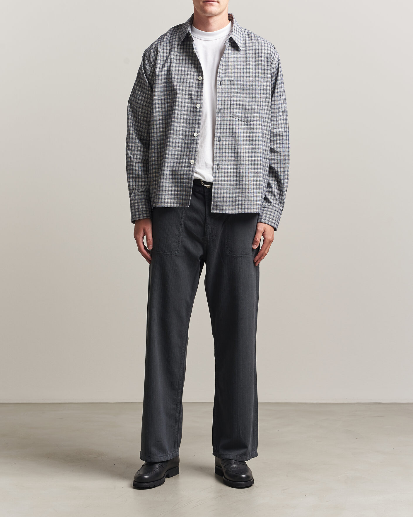 Herren | Hosen | Jeanerica | Genua Worker Chino Chevron Anthracite